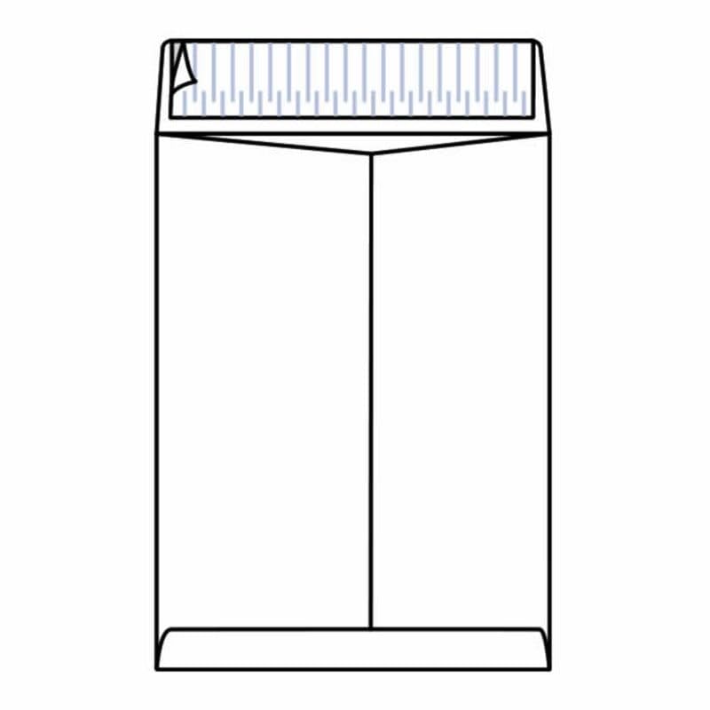 Premium Open End Catalog Envelopes 10x13 Inches - 25lb White Paper/Poly/Paper Construction - Smooth Finish Center Seam Peel & Seal (500/Box) - Perfect for Mailing Brochures, Catalogs & Business Documents