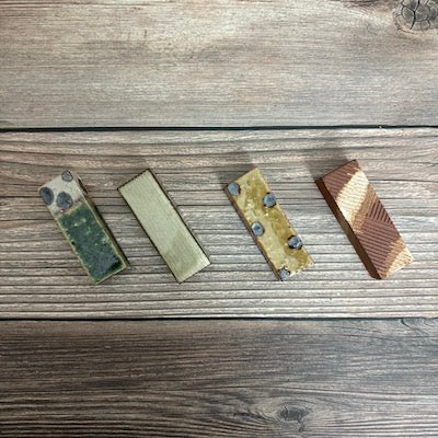 Premium Yakishime Ceramic Chopstick Rests - Elegant Tableware for Sushi, Asian Cuisine & Home Dining Decor