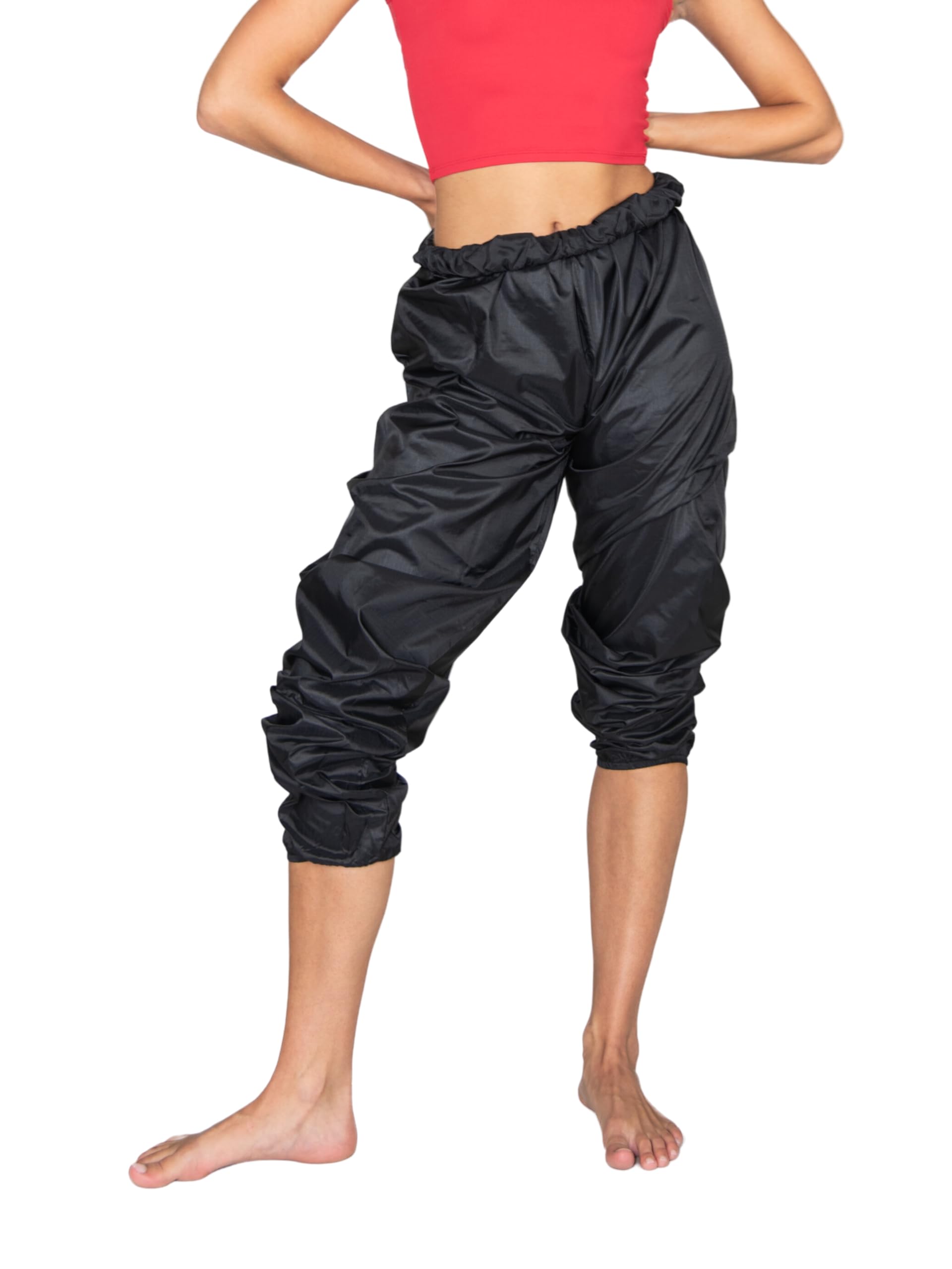 Body Wrappers Girls Lightweight Ripstop Pants - Style 071 | Durable Dance & Activewear for Ballet, Gymnastics & Play | Comfortable Stretch Fabric for Kids