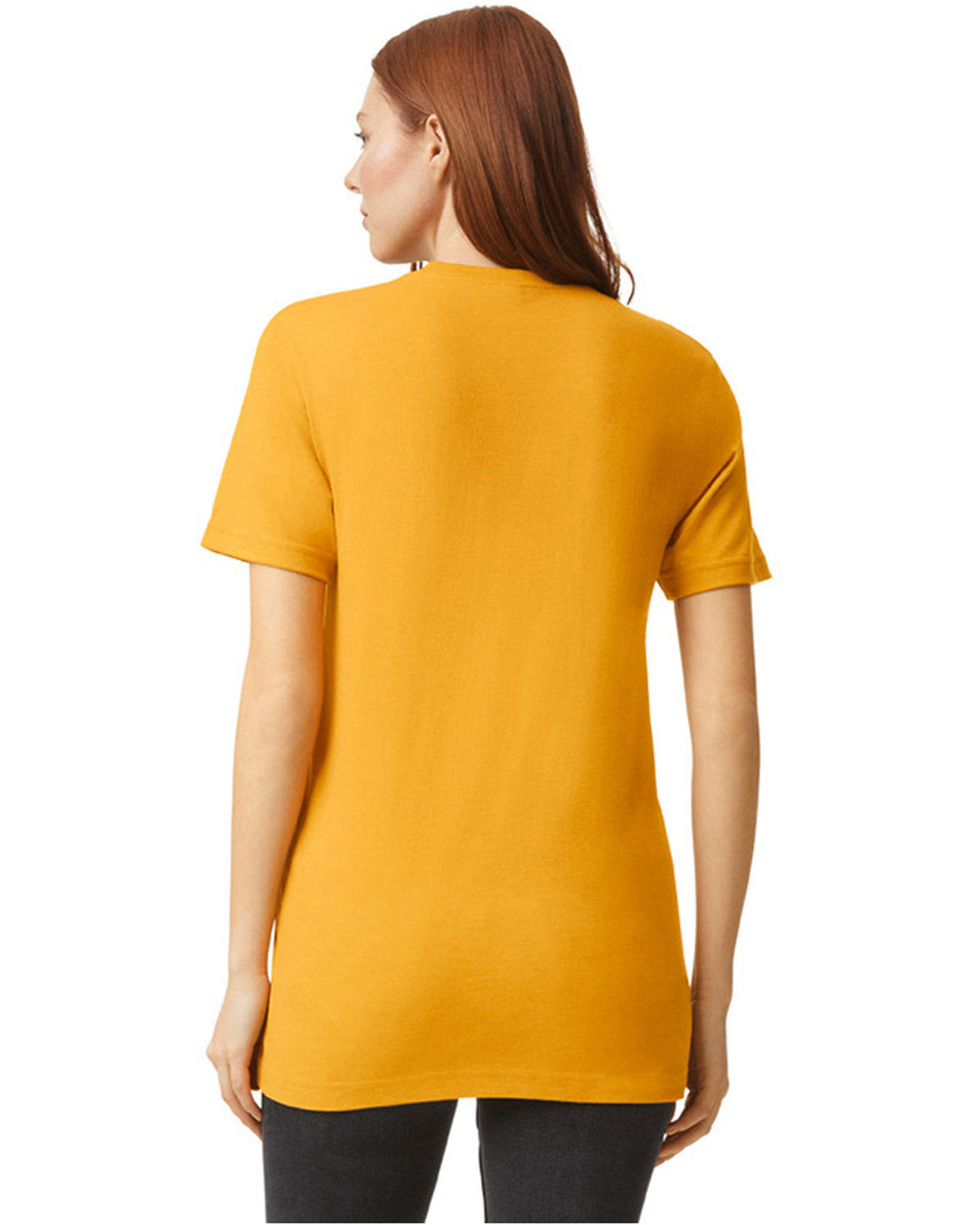 American Apparel 2001CVC Unisex Crew Neck T-Shirt - Soft Cotton Blend Tee for Men & Women | Perfect for Casual Wear, Gym, and Everyday Outfits