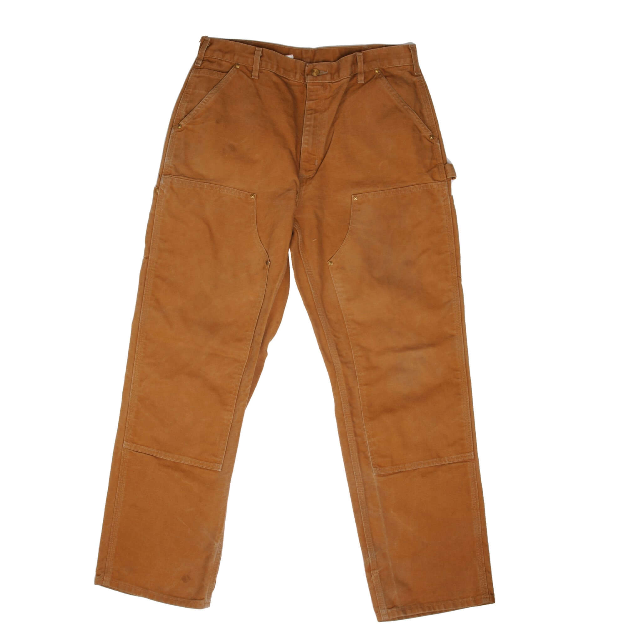 Vintage Carhartt Carpenter Double Knee Pants - Size 34x31 - Made in USA - Durable Workwear for Construction & Outdoor Activities
