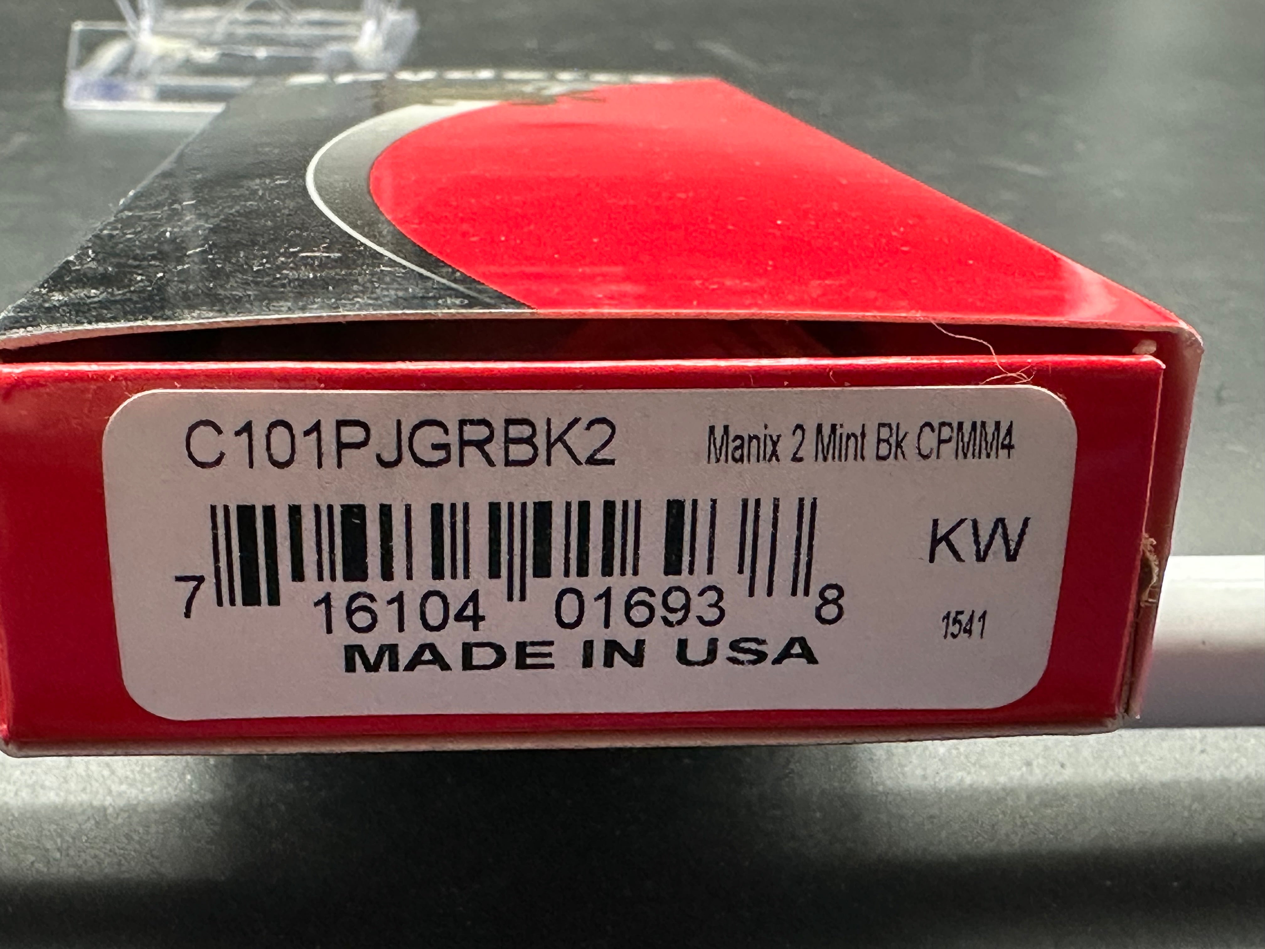 Spyderco Manix 2 Folding Knife - Exclusive HQ Edition with M4 Steel Blade, Green G10 Handle - Perfect for Outdoor Camping, Hiking, and EDC Carry