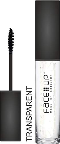 FACE UP VOLUMIZING TRANSPARENT MASCARA 8ml - Natural Lash Enhancer for Everyday Wear & No Makeup Looks