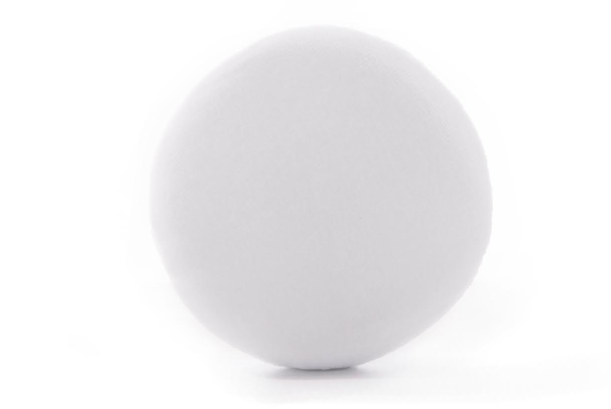 DMtse Round Jumbo Velour Powder Puff with Ribbon - 4.25