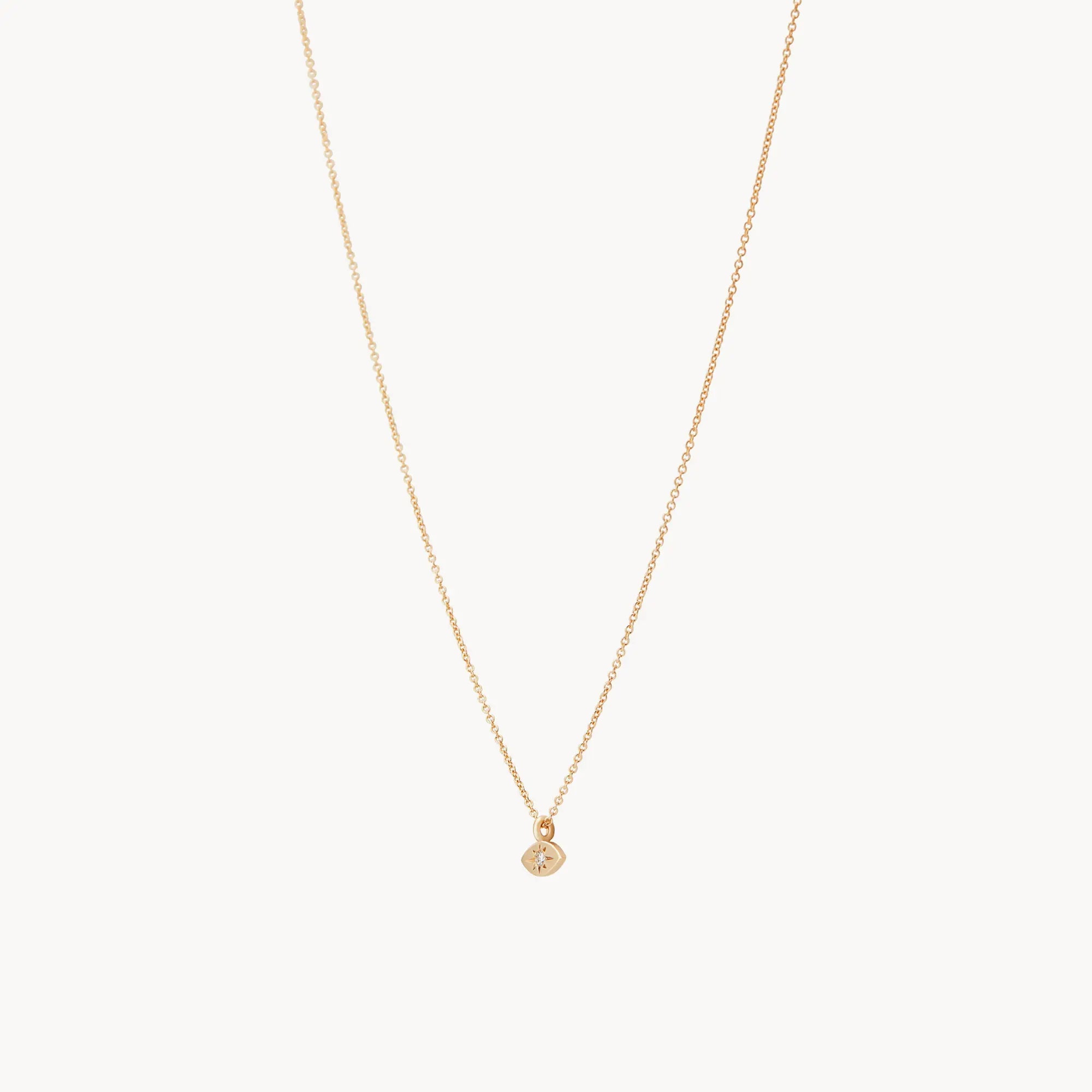 14K Yellow Gold Evil Eye Pendant Necklace - Protection Jewelry for Women, Gift for Her, Perfect for Everyday Wear & Special Occasions