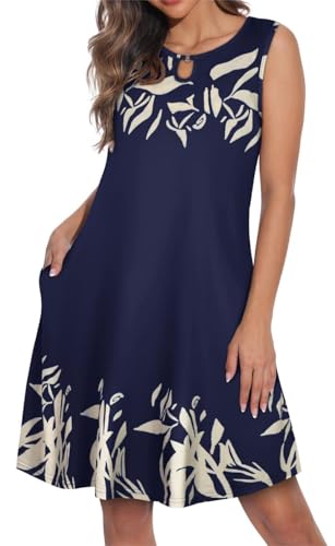 Navy Blue Floral