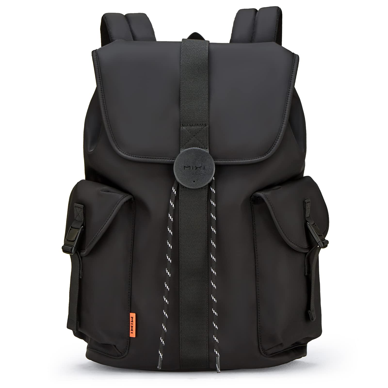 Mixi Travel Laptop Backpack for Women & Men - Waterproof Lightweight Carry On Backpack Fits 16-17 Inch Laptop - Casual Hiking Weekender Rucksack (Knight Black) - Perfect for Business Travel, College & Outdoor Adventures