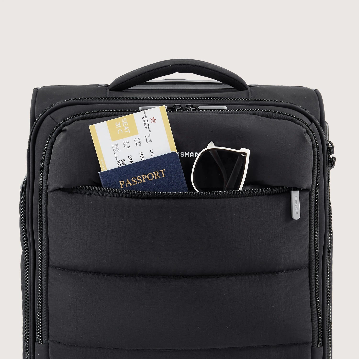Bagsmart 16-Inch Personal Item Carry-On Luggage - Perfect for Air Travel, Weekend Getaways & Business Trips
