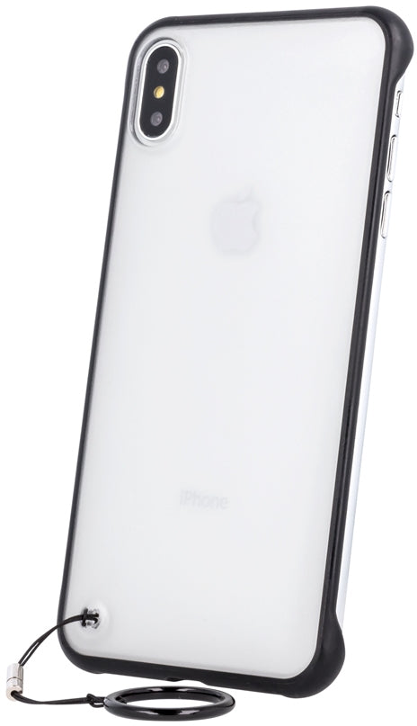 Apple iPhone 6 / 6S Bumper Case - Clear & Black Protective Cover - Slim Fit Shockproof Design for Everyday Use & Outdoor Activities