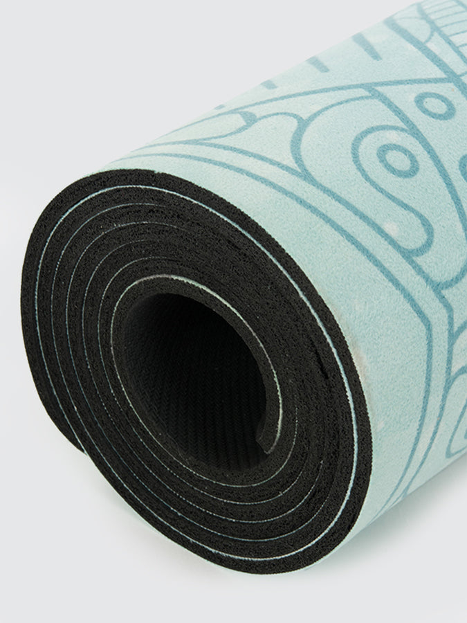 Eco-Friendly Vegan Suede Microfiber Yoga Mat 4mm - Non-Slip, Cushioned for Hot Yoga, Pilates & Home Workouts - Perfect for Beginners & Professionals