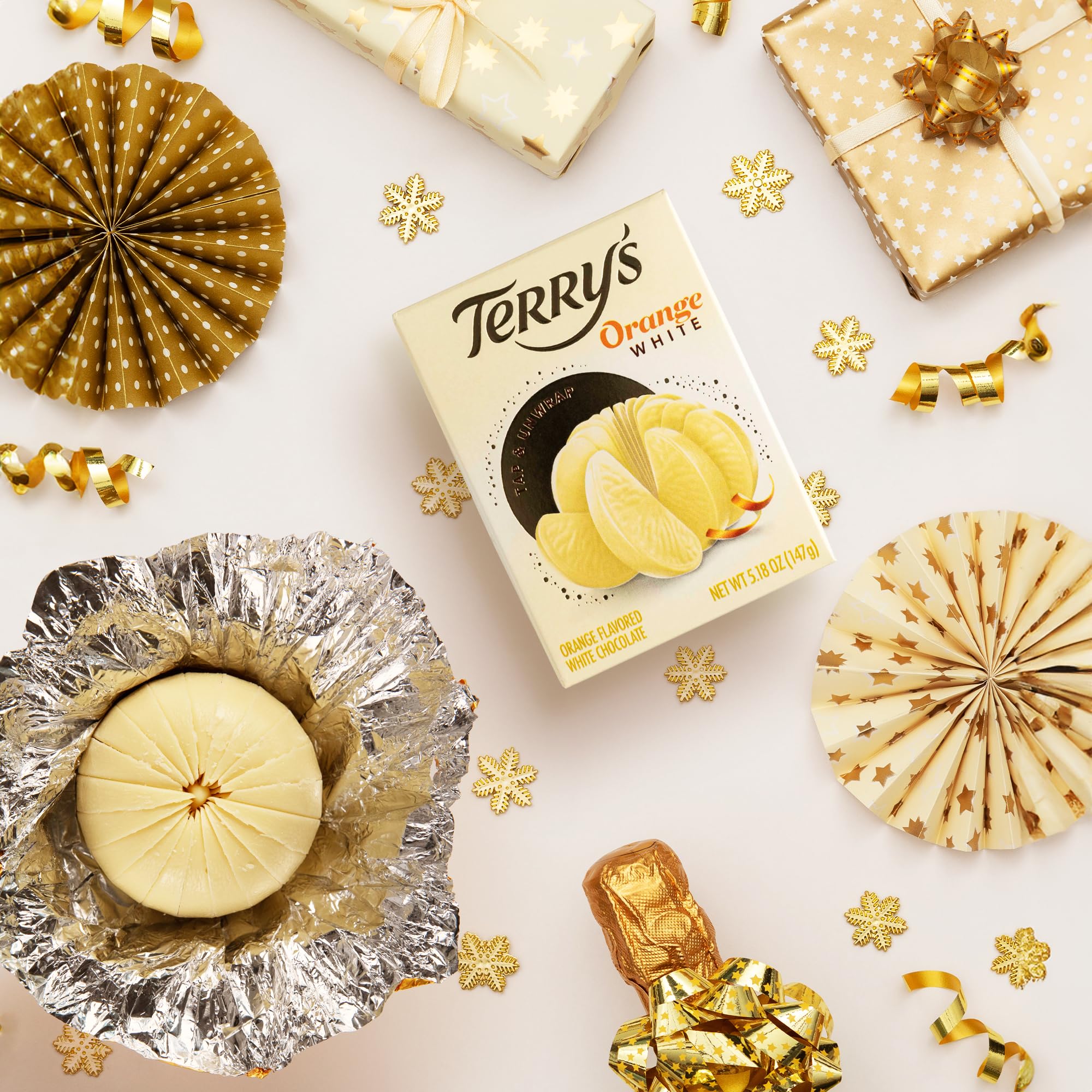 Terry's White Chocolate Orange 2-Pack - Perfect for Gifts & Desserts