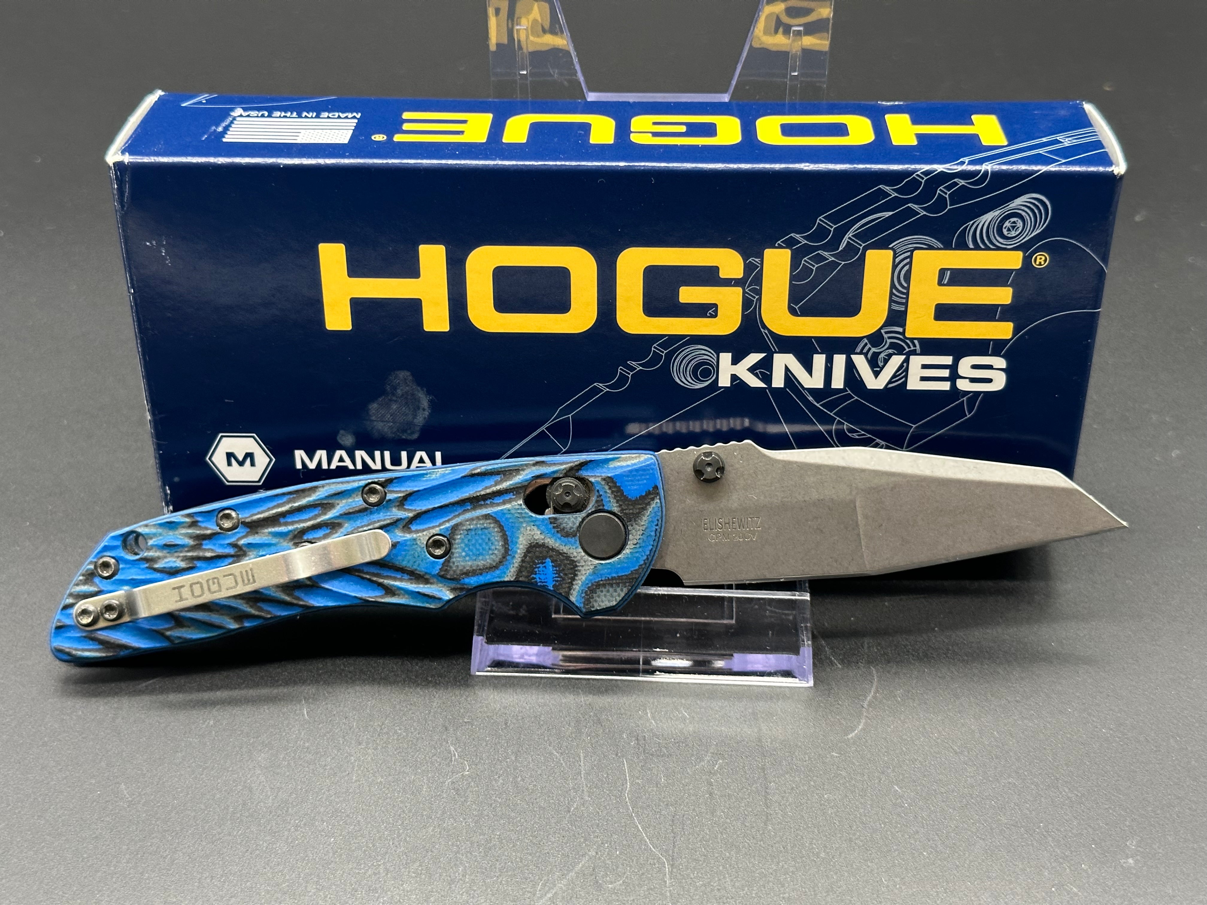 Hogue Deka Folding Pocket Knife - Premium EDC Knife with Clip Point Blade for Outdoor, Camping & Everyday Carry (EDC)