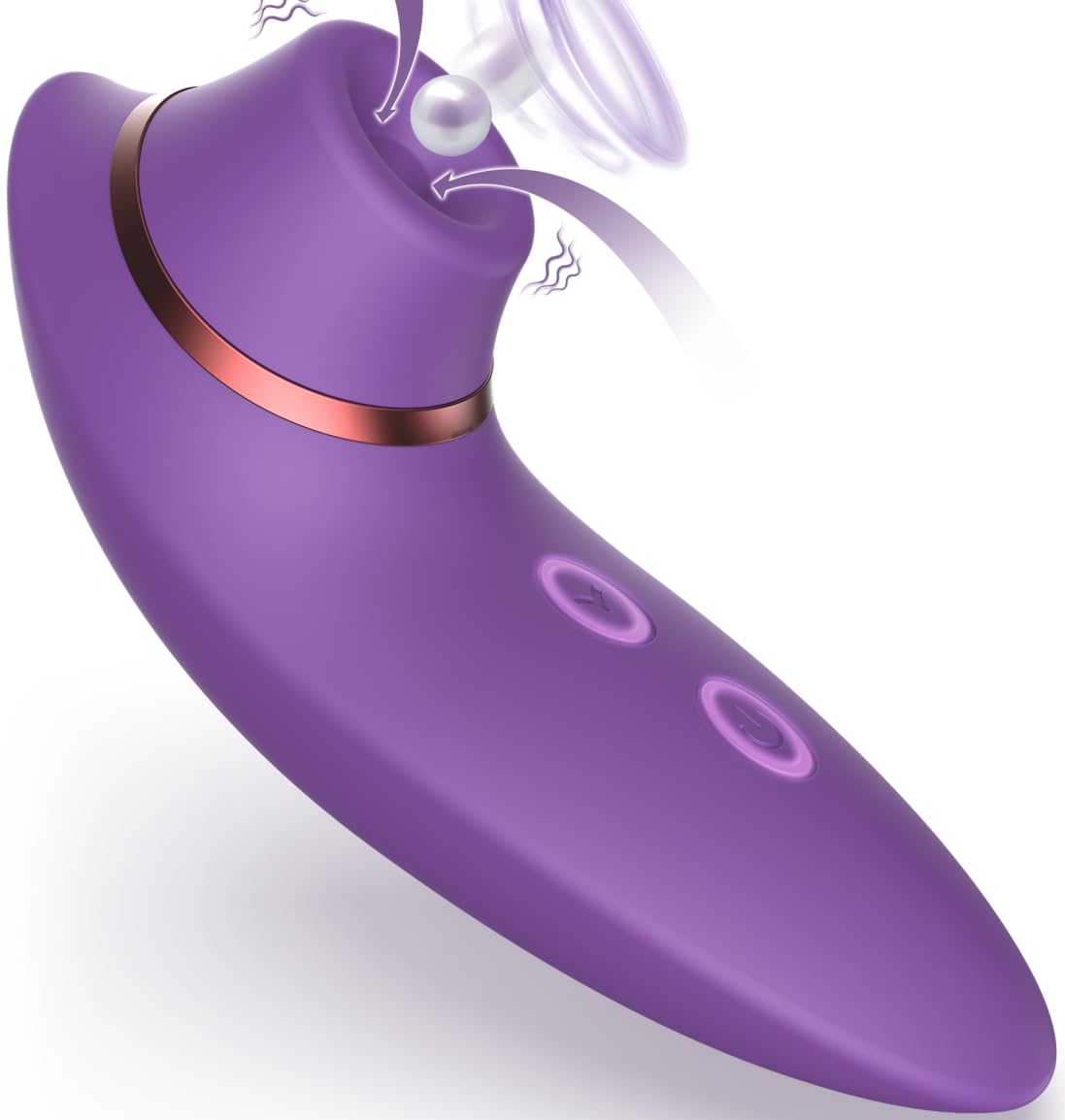Premium 2-in-1 Rose Sucking Vibrator for Women - 9 Powerful Suction & Vibration Modes, Waterproof Clitoral & Nipple Stimulator, Adult Sex Toy for Solo Play & Couples Intimacy - Perfect for Bedroom Romance & Sensual Massage