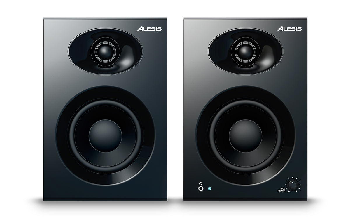 Alesis Elevate 4 Studio Monitor Speakers (Pair) - Professional-Grade Sound for Home Recording, Music Production & DJ Setups