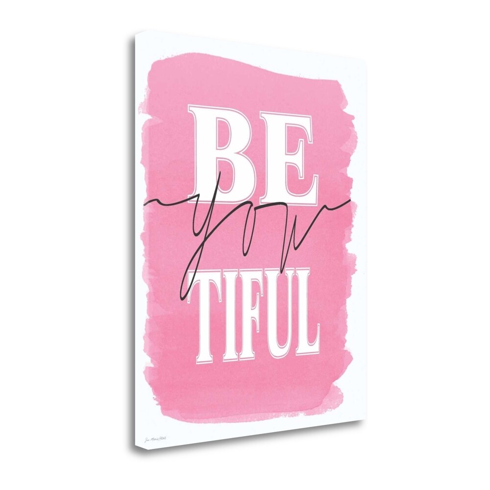 Be Youtiful By Jo Moulton - Premium Fine Art Giclee Print on Gallery Wrapped Canvas - Ready to Hang Wall Decor - Perfect for Living Room, Bedroom & Office