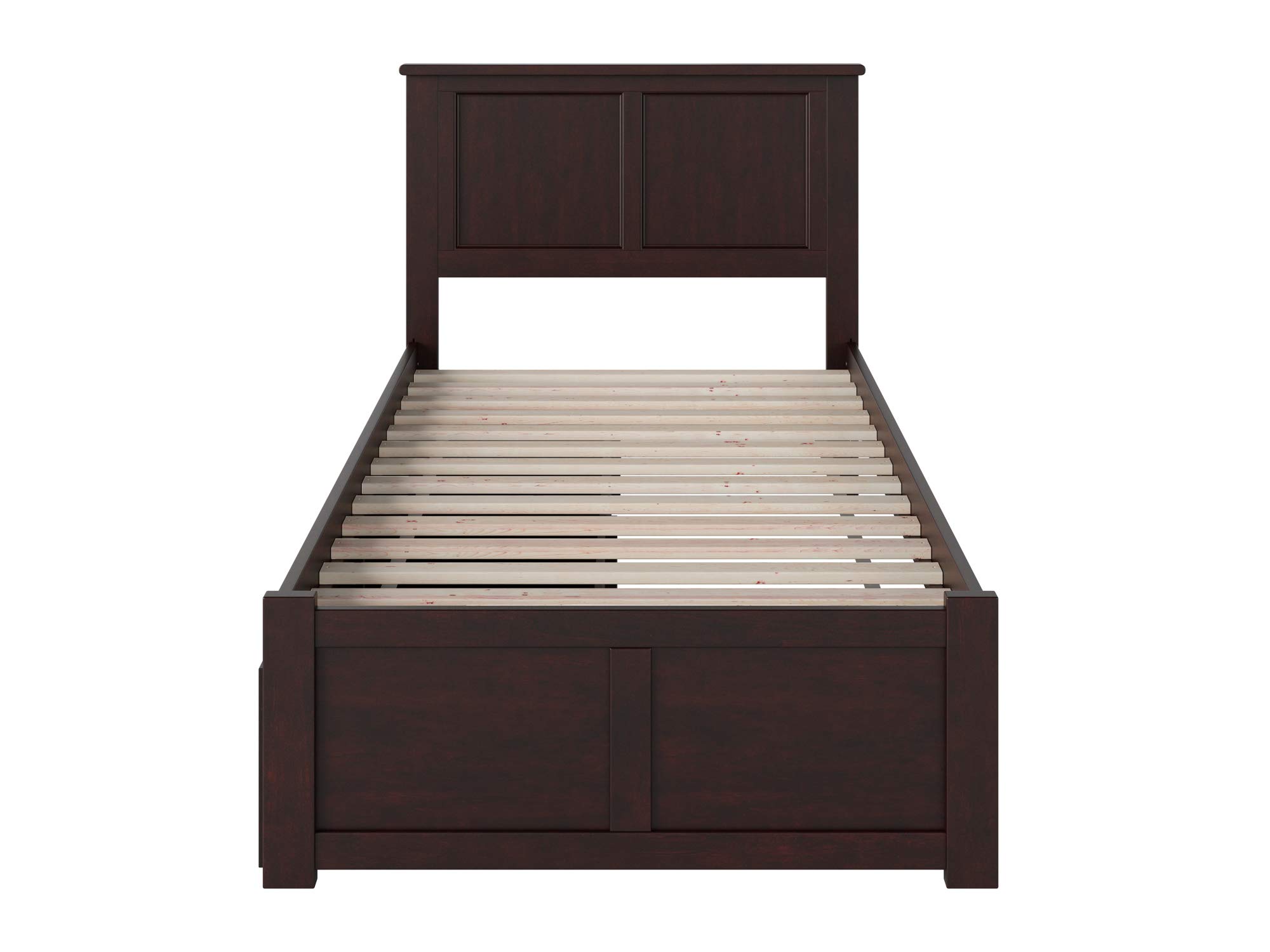 AFI Madison Twin XL Platform Bed with Storage & USB Charger for Small Spaces