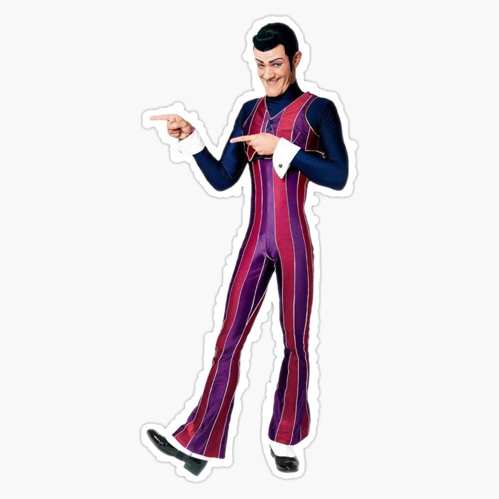 Robbie Rotten Finger Guns Vinyl Sticker - 5