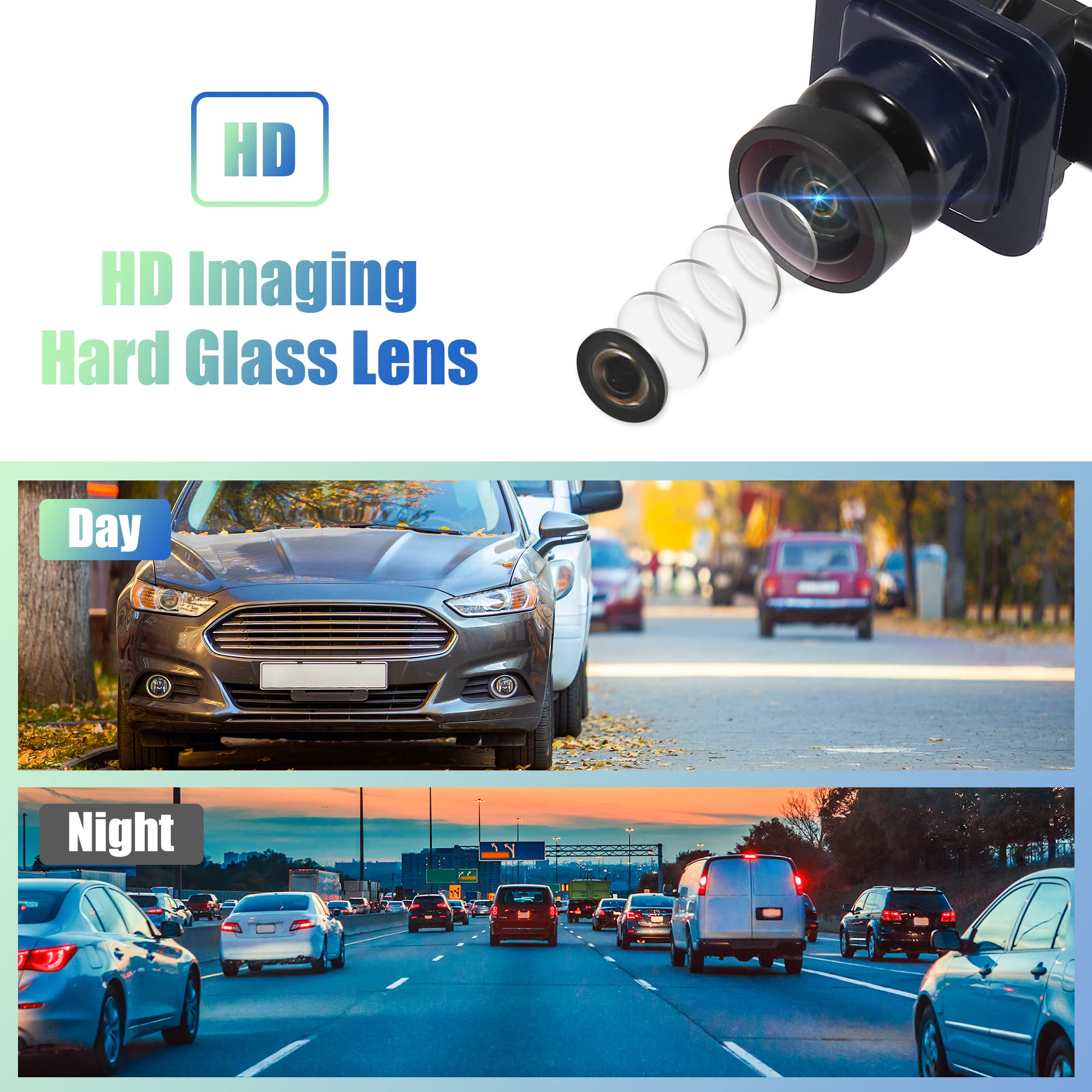 X AUTOHAUX Rear View Backup Camera OE# EB5Z-19G490-A - Compatible with Ford Explorer 2011-2015 | HD Reverse Parking Camera | Easy Installation | Enhanced Safety for Night Driving & Tight Parking Spaces