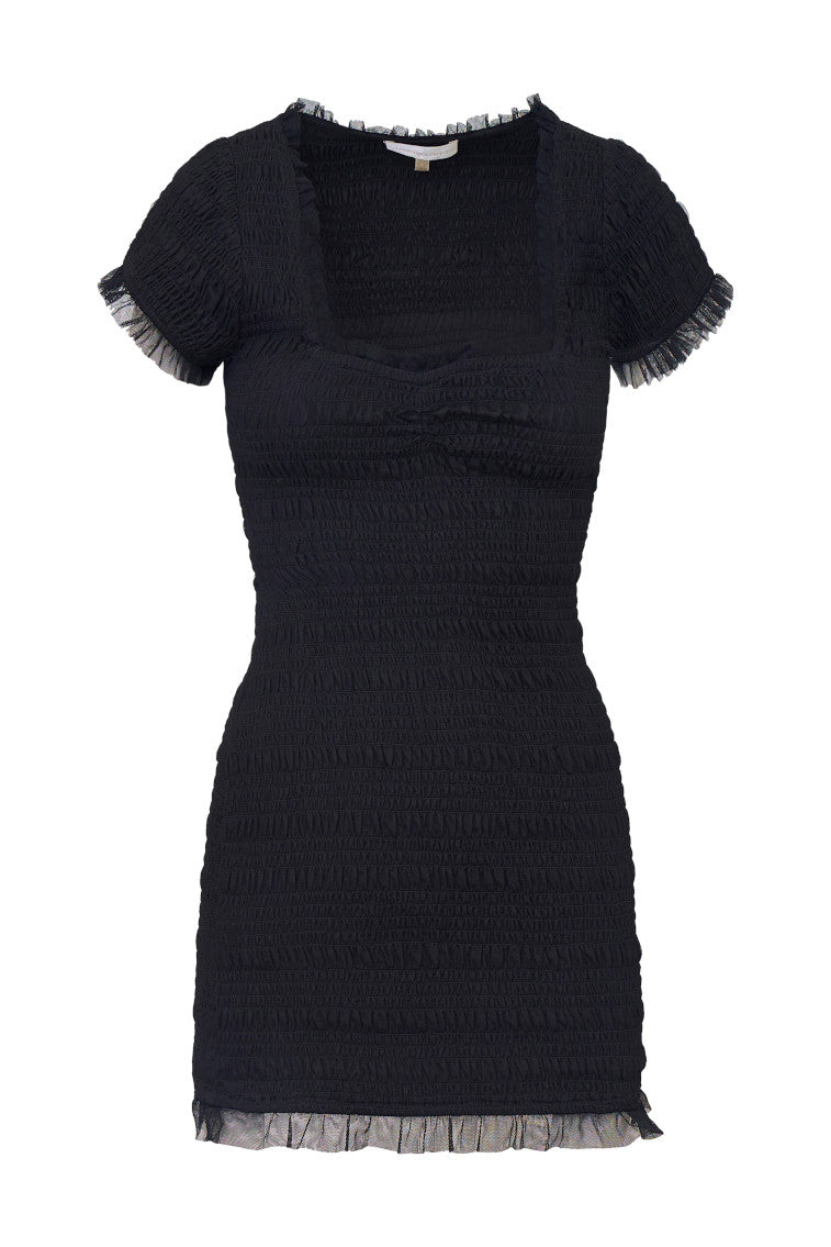 Esca Smocked Mini Dress - Floral Summer Dress for Women, Casual & Party Wear, Perfect for Beach, Vacation & Date Nights
