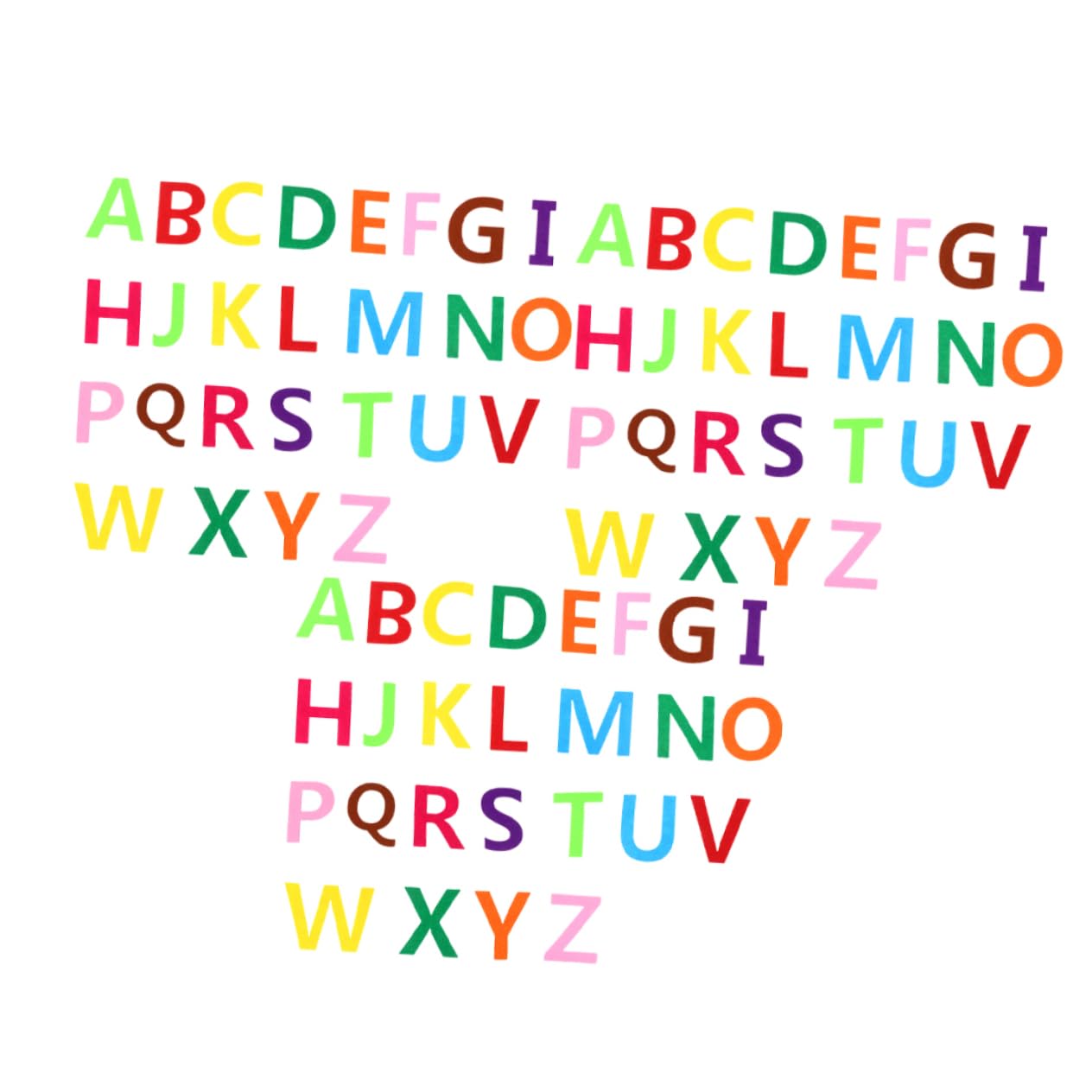 ERINGOGO 3 Sets Glitter Alphabet Stickers - A-Z Letter Stickers for Scrapbooking, DIY Crafts, Kids Room Decor, Number Felt Stickers - Perfect for Journals, Cards, School Projects & Party Decorations