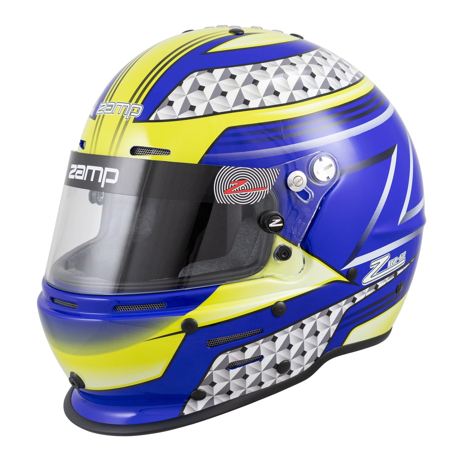 Zamp RZ 62 Aramid Graphic Snell SA2020 Racing Helmet - Lightweight Motorcycle Racing Helmet for Track & Street Use - Perfect for Motorsports, Auto Racing & High-Speed Performance Driving