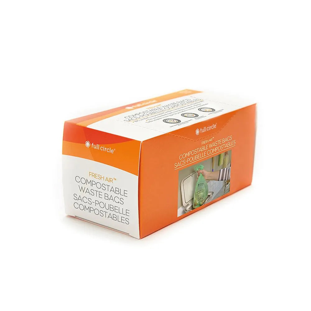 Eco-Friendly Compostable Trash Bags - Biodegradable Kitchen & Yard Waste Bags for Sustainable Living - Perfect for Composting, Gardening, and Organic Waste Disposal