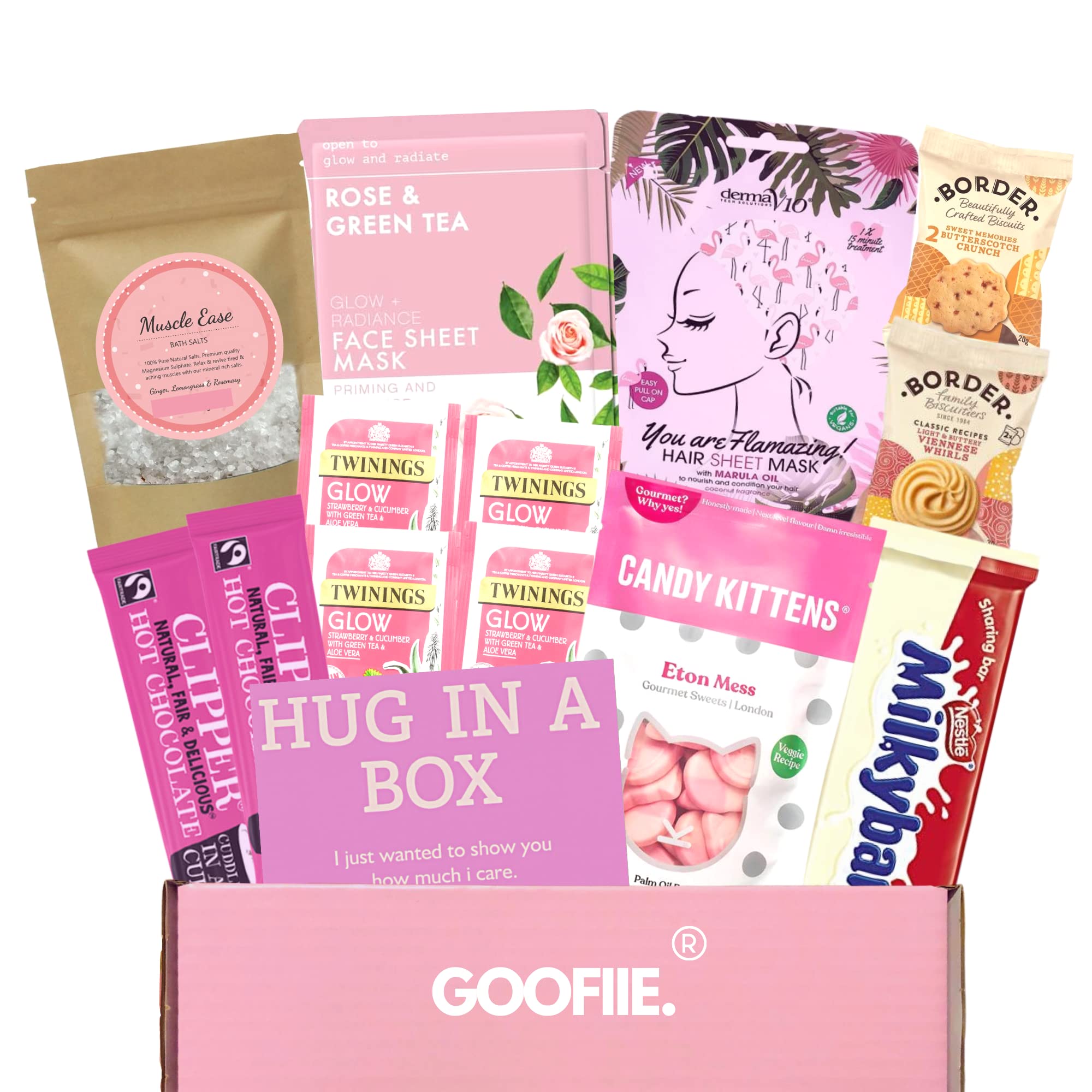 Luxury Relaxation Gift Box for Women - Spa Care Package with Bath Salts, Face Masks & Gourmet Snacks | Perfect for Home Spa Day, Mother's Day Gifts, Birthday Presents & Self-Care Moments