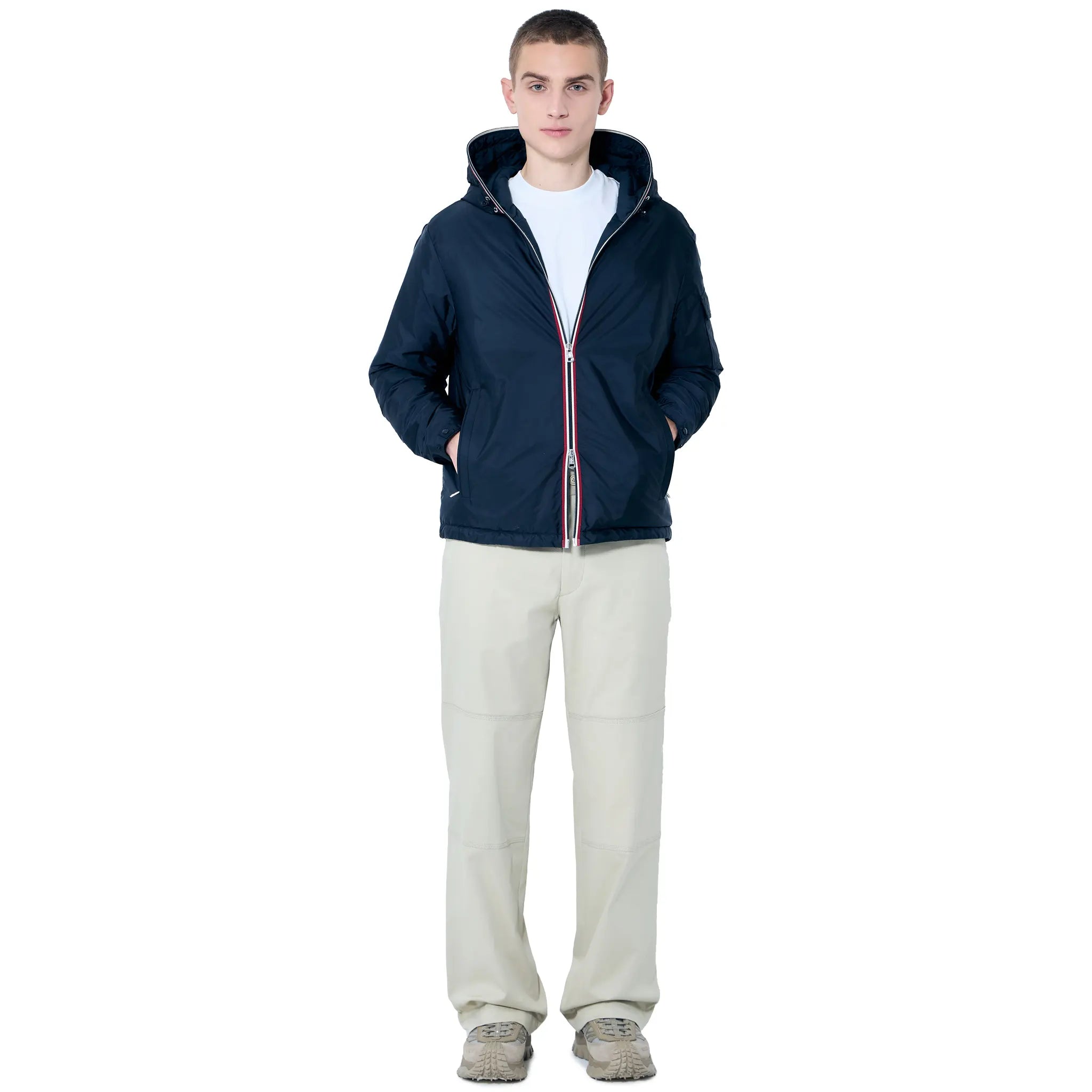 Moncler Evettes Navy Puffer Jacket - Women's Winter Coat, Waterproof Down Jacket for Cold Weather | Perfect for Skiing, Snowboarding & Outdoor Activities