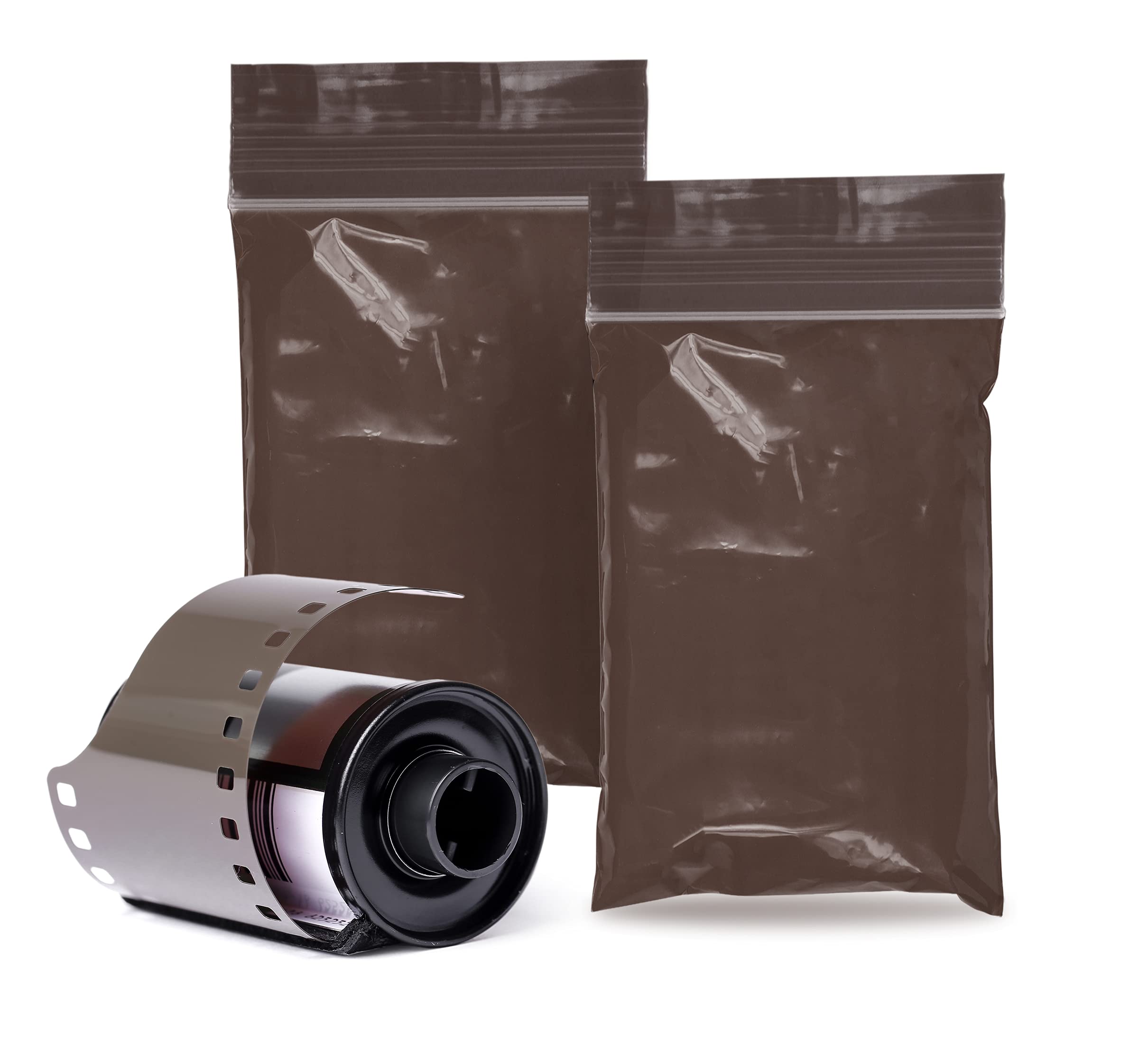 APQ Brown Amber Zip Bags 2x3 Inches - 1000 Pack Resealable 3 Mil Plastic Storage Bags | Waterproof & Light-Sensitive Protection | Perfect for Organizing Jewelry, Beads, Electronics & Small Parts