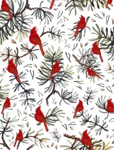 Christmas Cardinals Birds 3