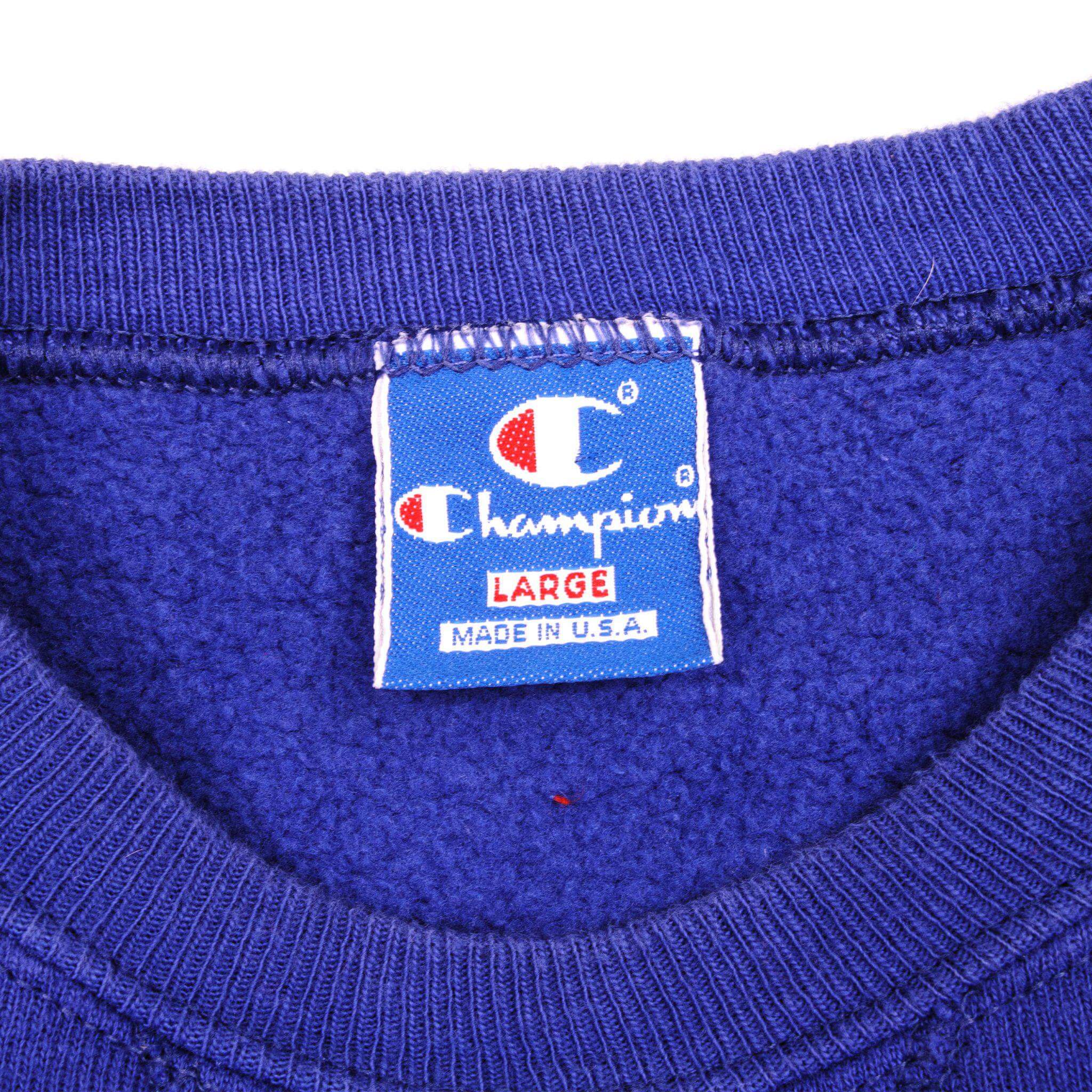 Vintage Champion NBA Detroit Pistons Sweatshirt 1981-1990s Large Size Made in USA - Retro Basketball Fan Gift & Casual Streetwear
