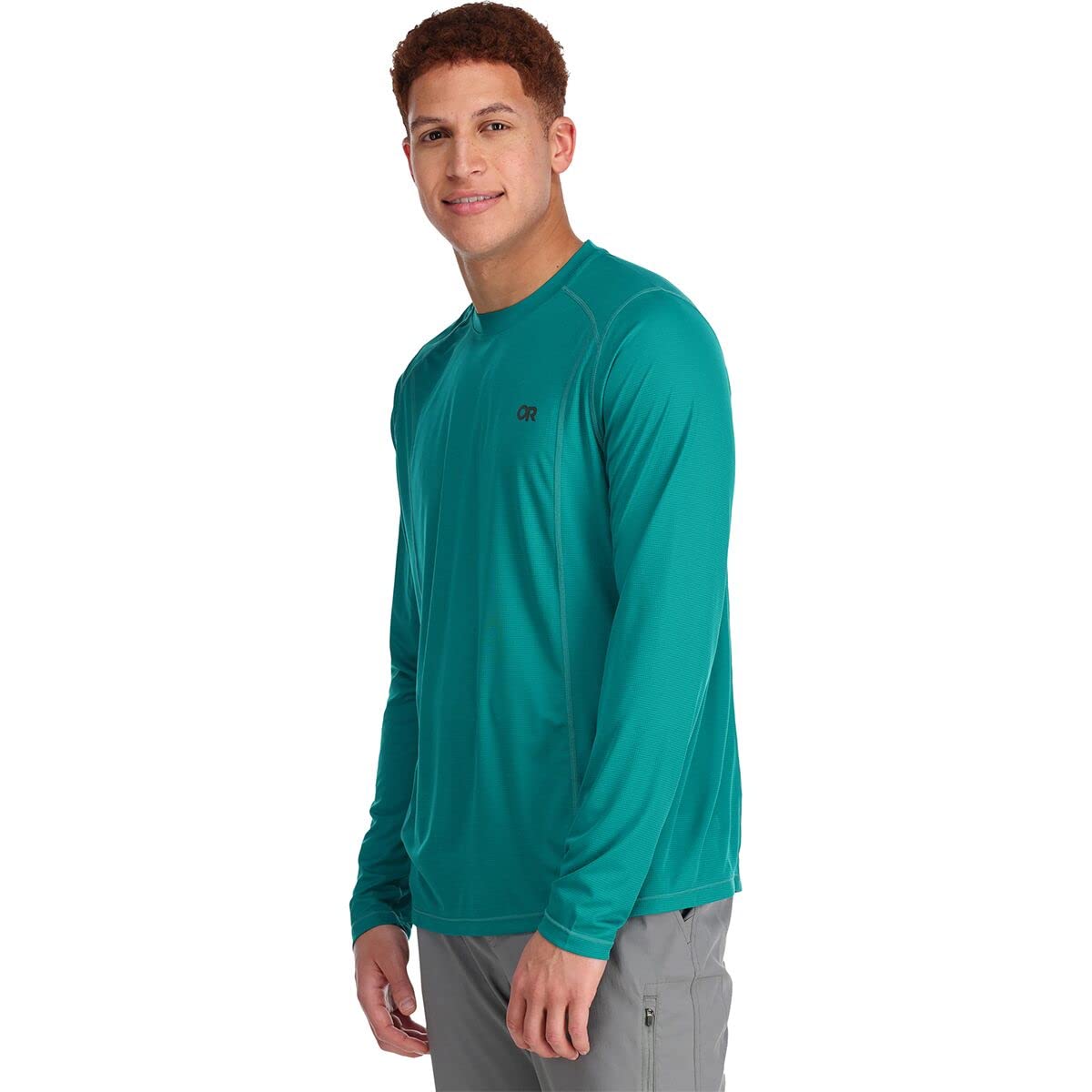 Outdoor Research Men's Echo Long Sleeve T-Shirt - Lightweight, Breathable & UPF Sun Protection for Hiking, Camping & Outdoor Adventures