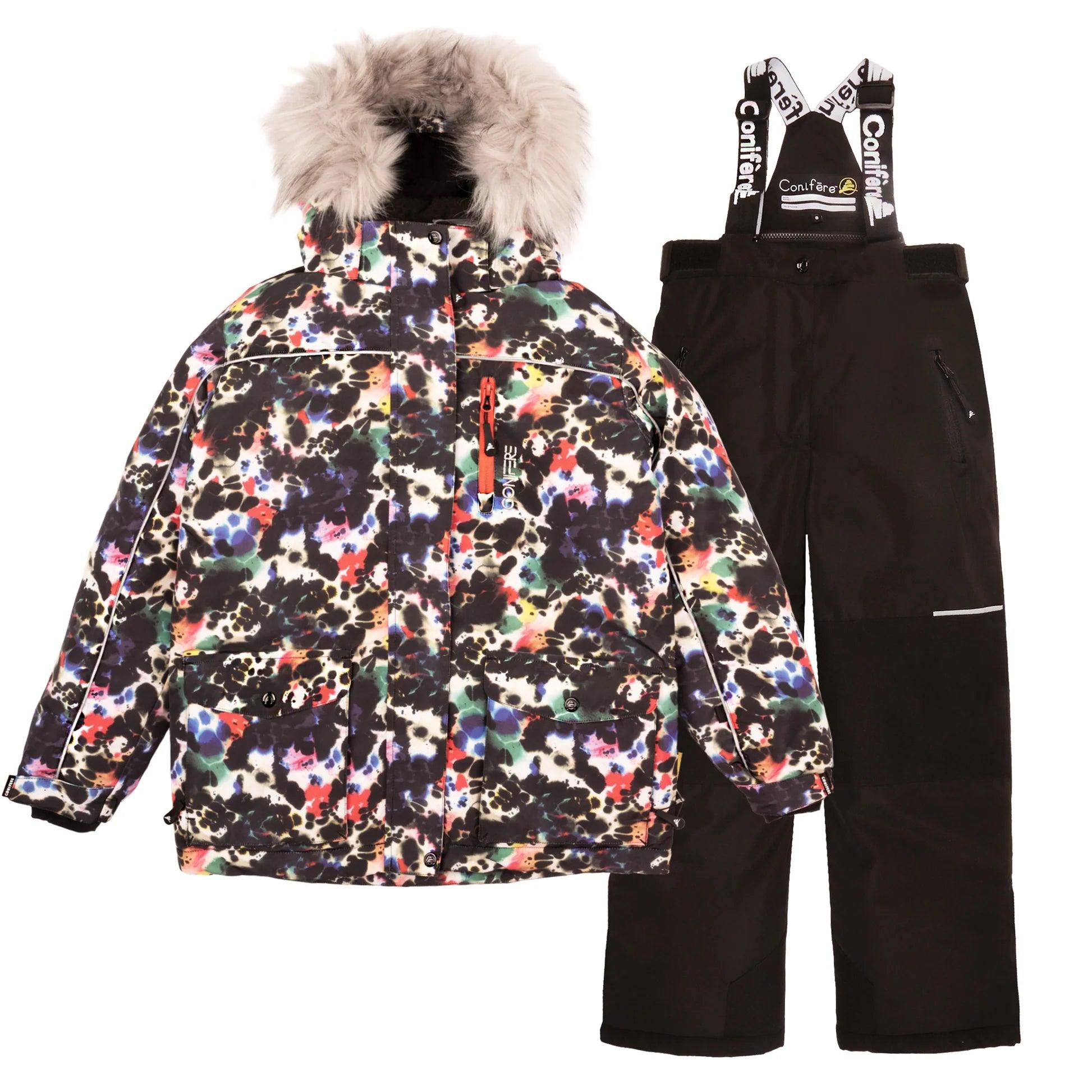 NICOBi Girls Winter Snow Suit - Waterproof Insulated Snowsuit for Kids (Ages 7-16) - Perfect for Skiing, Snowboarding & Outdoor Winter Activities