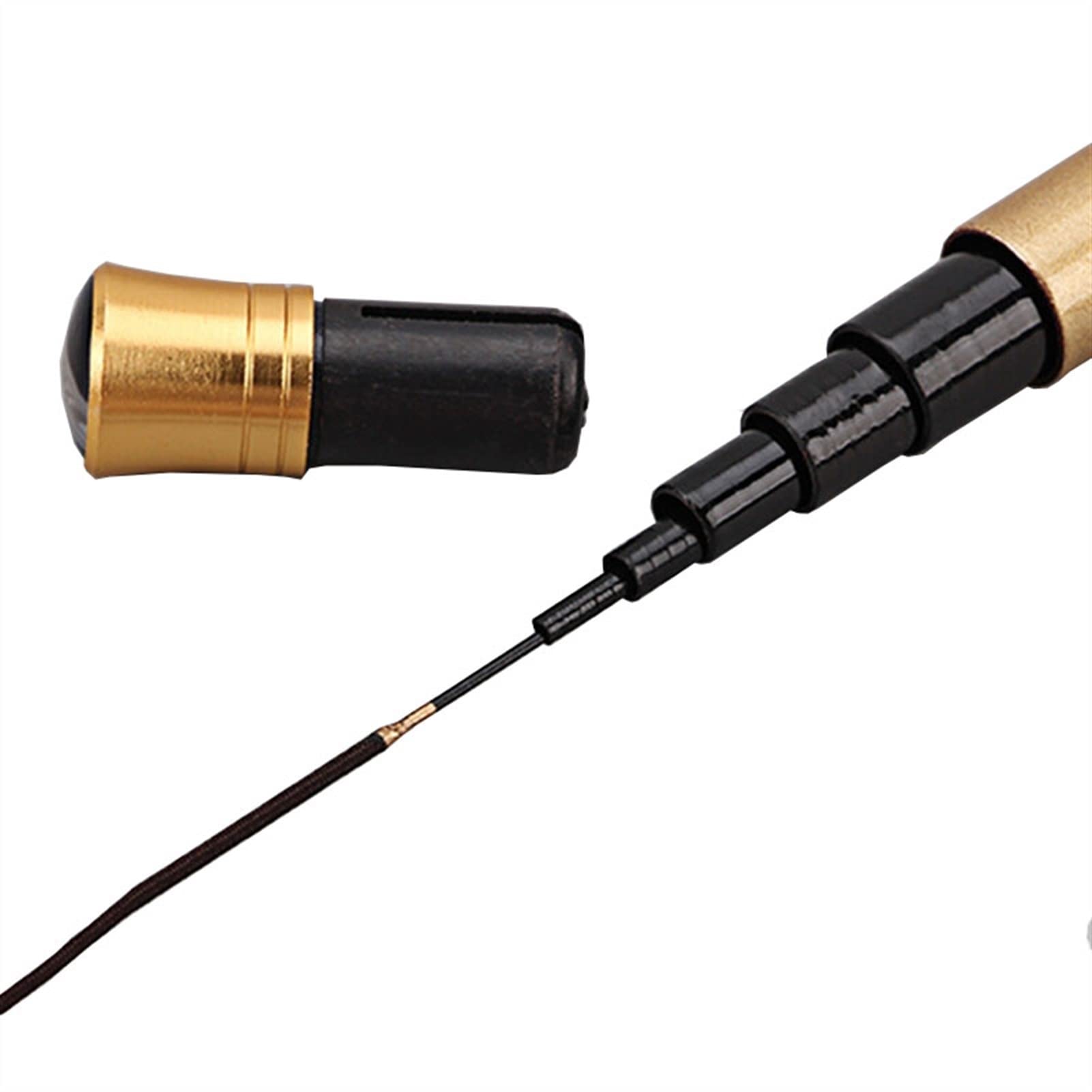 Ultralight Telescopic Carbon Fiber Fishing Rod - 3.6-7.2M Super Hard Travel Fishing Pole for Carp & Stream (Red, 4.5m) | Perfect for Backpacking, Camping & Outdoor Adventures