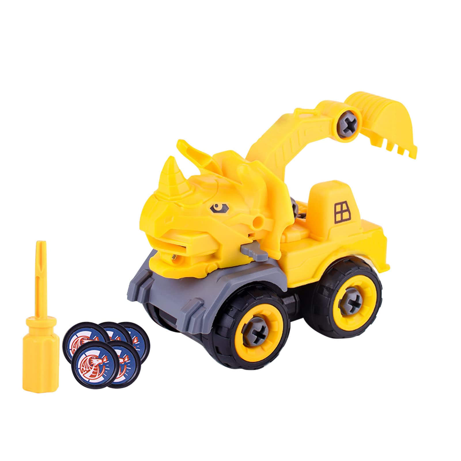 Best Take Apart Dinosaur & Truck Toys for Kids Ages 4-8 | STEM Learning Building Engineering Set | DIY Educational Construction Toys for Boys & Girls | Perfect Christmas & Birthday Gifts | Fun for Playtime, Classroom & Developmental Activities