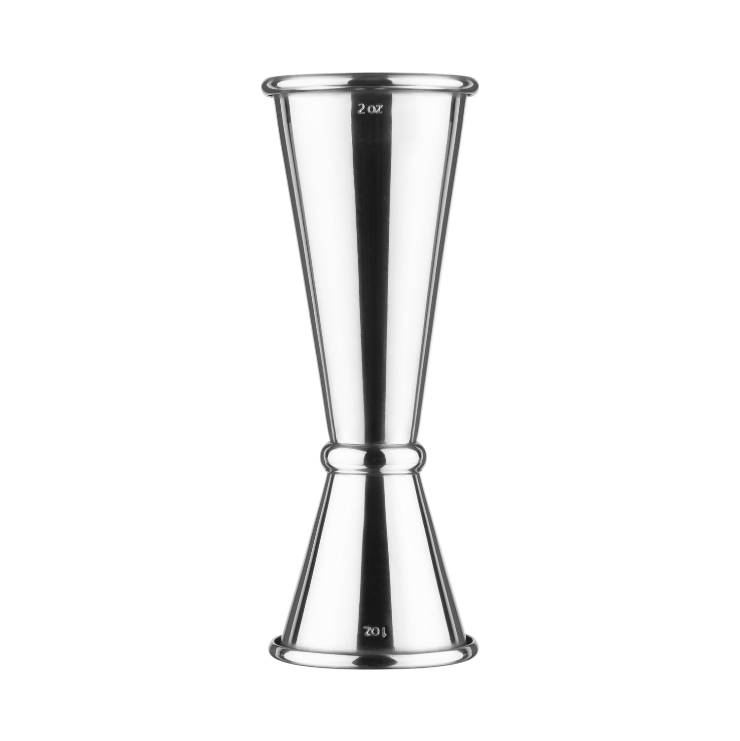Premium Stainless Steel Double Jigger 1oz & 2oz (30ml & 60ml) - Professional Bartender Tool for Cocktail Mixing, Measuring, and Home Bar Use