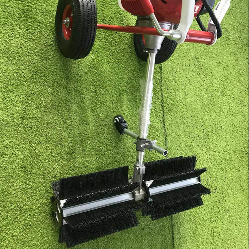 43CC Handheld Power Sweeper - 2-Stroke Lawn & Driveway Cleaning Machine for Outdoor Use