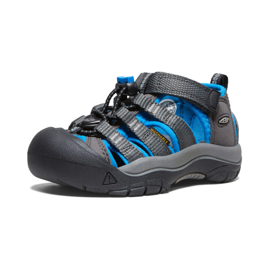 Little Kids' Newport H2 Sandals | Water Shoes for Boys & Girls | Magnet/Brilliant Blue | Perfect for Beach, Pool & Outdoor Play