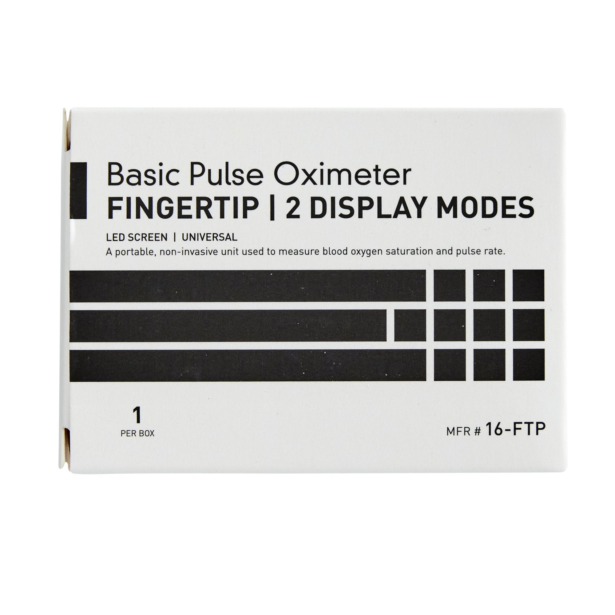 McKesson Fingertip Pulse Oximeter - Accurate Blood Oxygen & Heart Rate Monitor for Adults & Kids - Perfect for Home Use, Travel, and Sports Activities