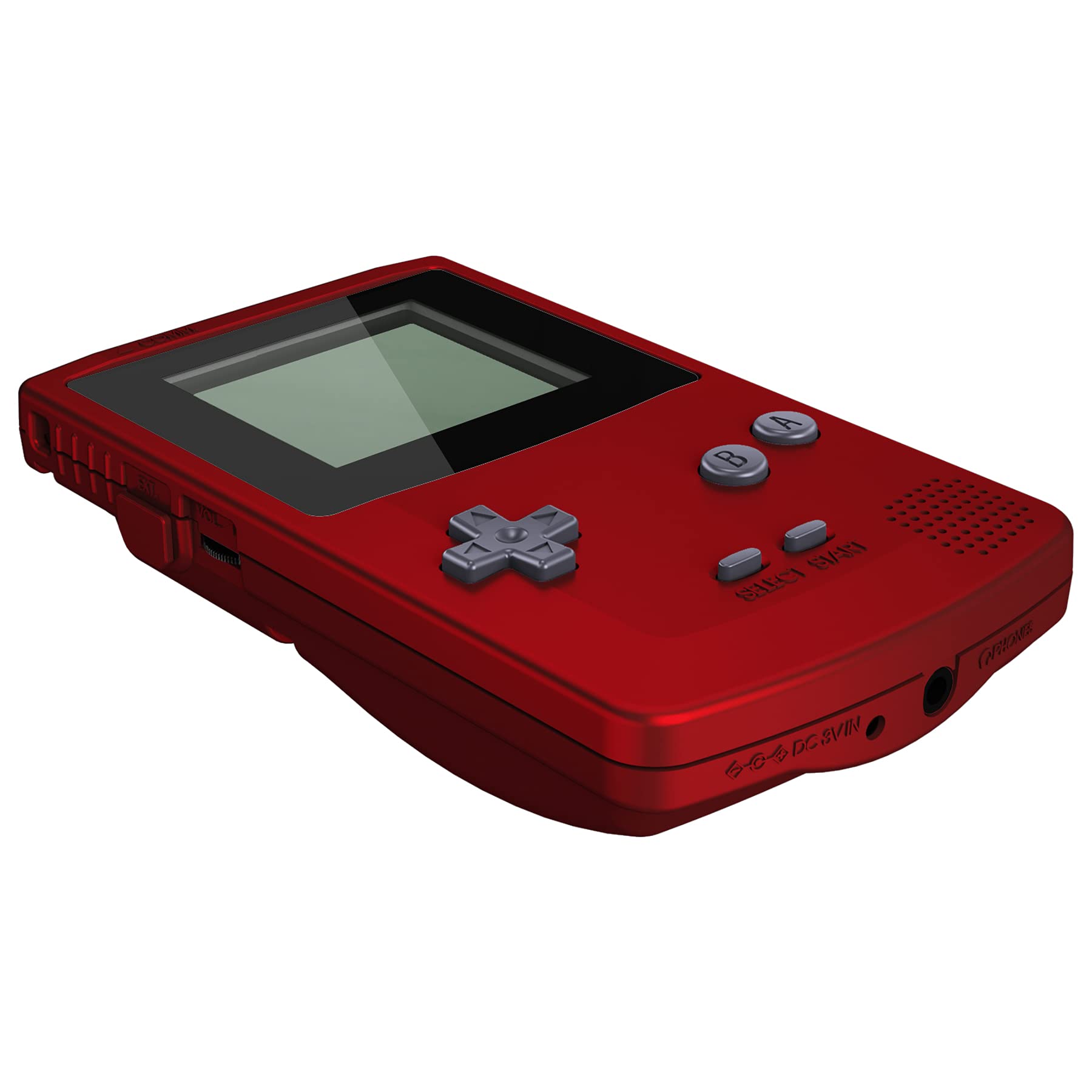 eXtremeRate Scarlet Red Replacement Shell Full Housing Cover with Buttons for Gameboy Color (GBC) - Compatible with OSD IPS, Regular IPS & Standard LCD Screens - DIY Console Repair & Customization - Perfect for Gaming Enthusiasts & Retro Collectors