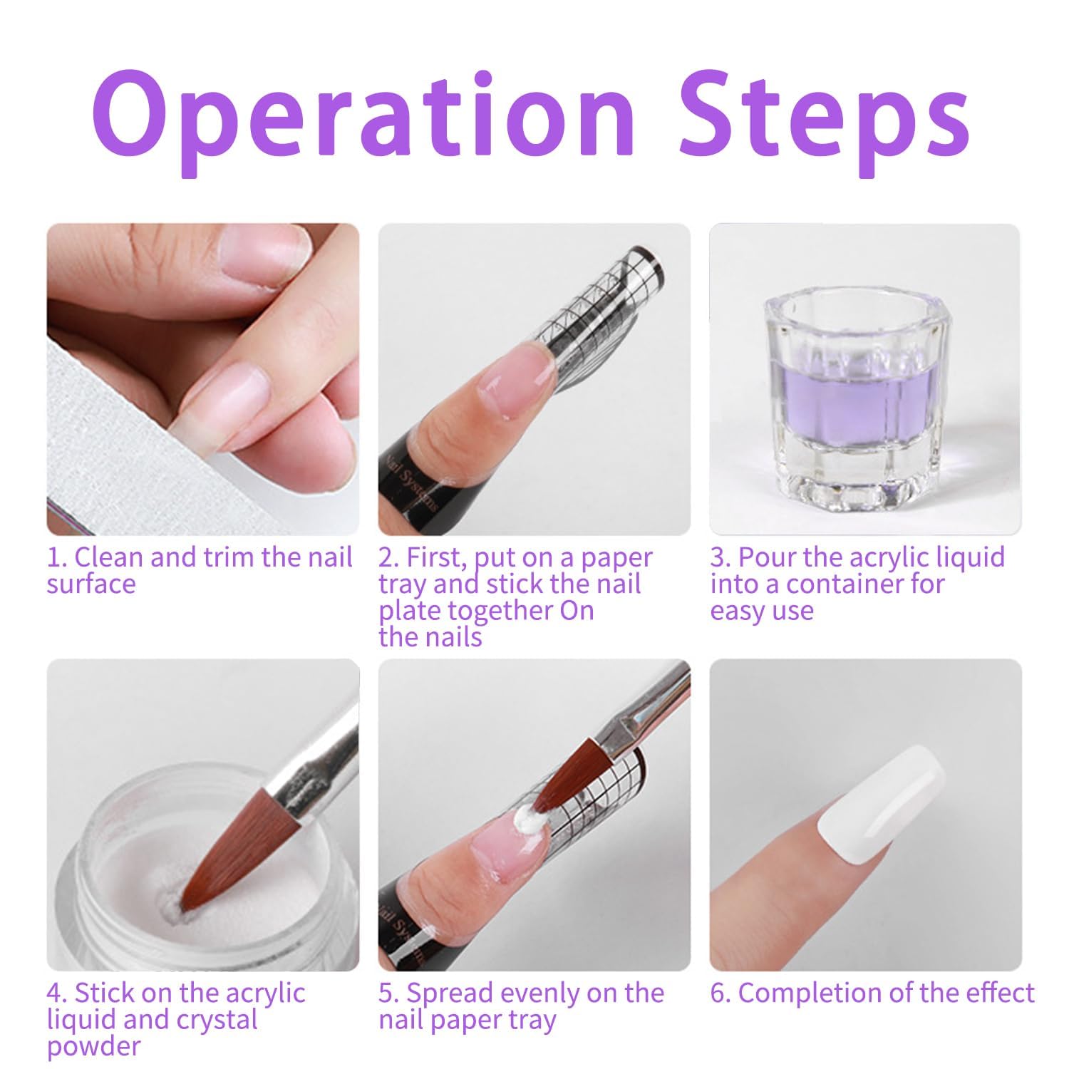 Professional Acrylic Nail Liquid Monomer 40ml (1.3oz) - High Quality Nail Extension Liquid for Acrylic Powder - DIY Nail Art Manicure Kit for Salon & Home Use - Perfect for Nail Extensions, French Tips & Creative Designs