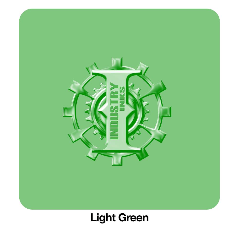 Premium Light Green Industrial Inks - Custom Sizes Available for Screen Printing, Fabric Dyeing & DIY Crafts