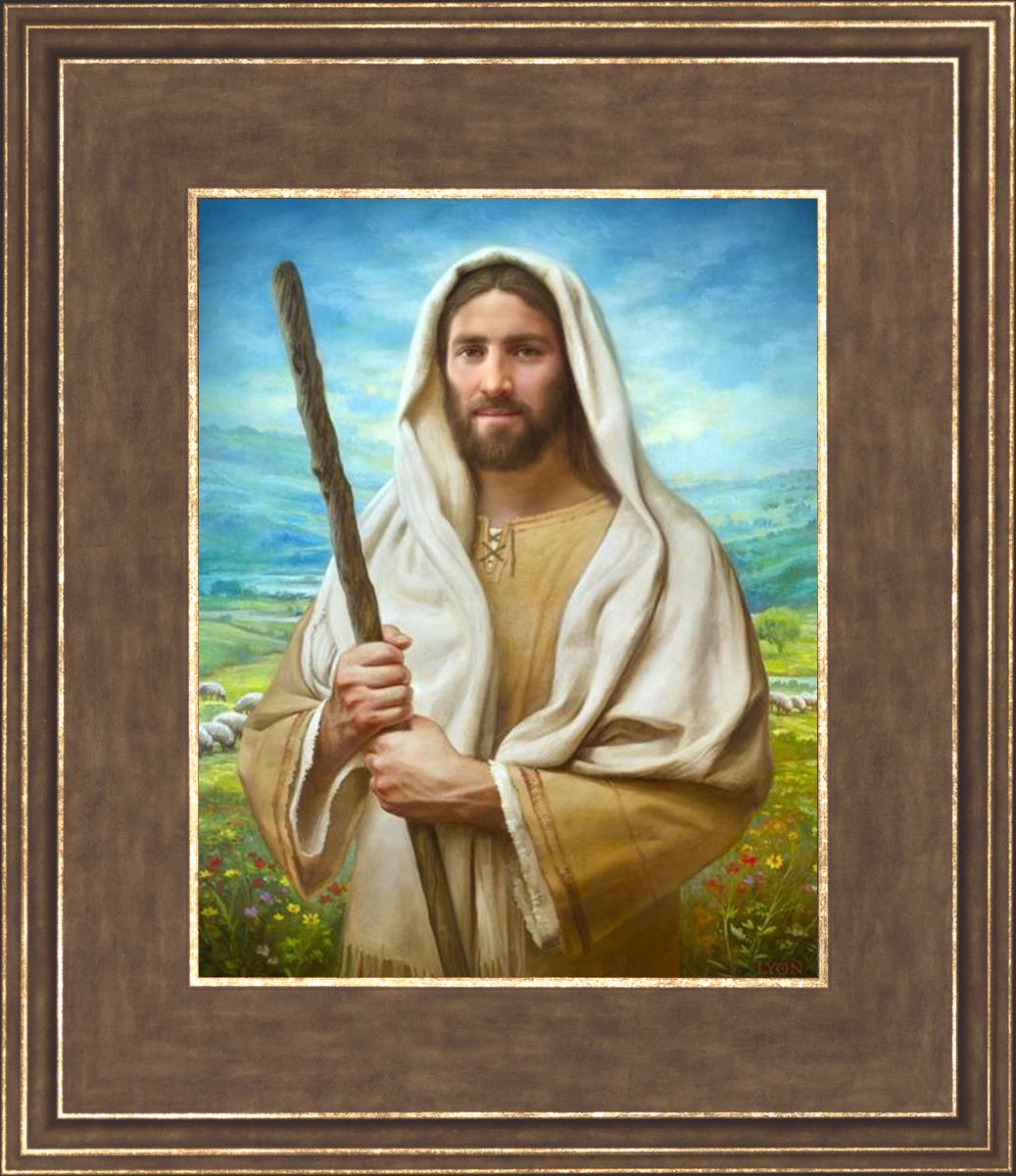 Feed My Sheep by Howard Lyon - Inspirational Christian Art Print for Home, Office & Church Decor - Perfect for Gifts & Spiritual Encouragement