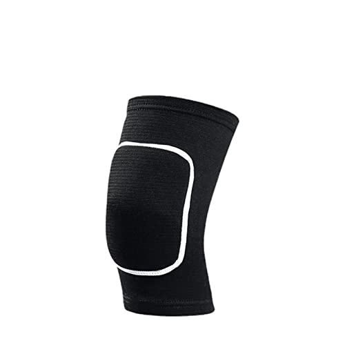 Professional Protective Knee Pads - Thick Sponge Non-Slip Design, Comfortable Unisex Safety Sleeves for Gardening, Dancing, Construction & Sports (Black/White, Medium) - Perfect for Floor Work, Yoga & DIY Projects