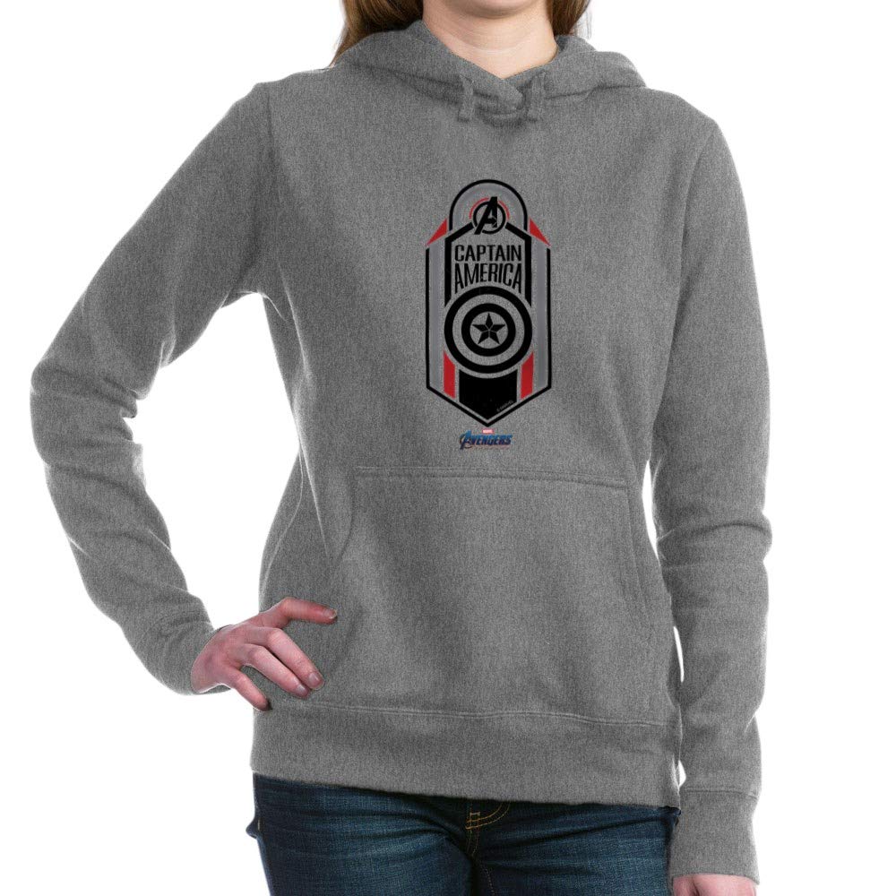 Captain America Logo Women's Hoodie - Marvel Superhero Pullover Sweatshirt for Fans | Casual Wear, Cosplay & Gift Idea