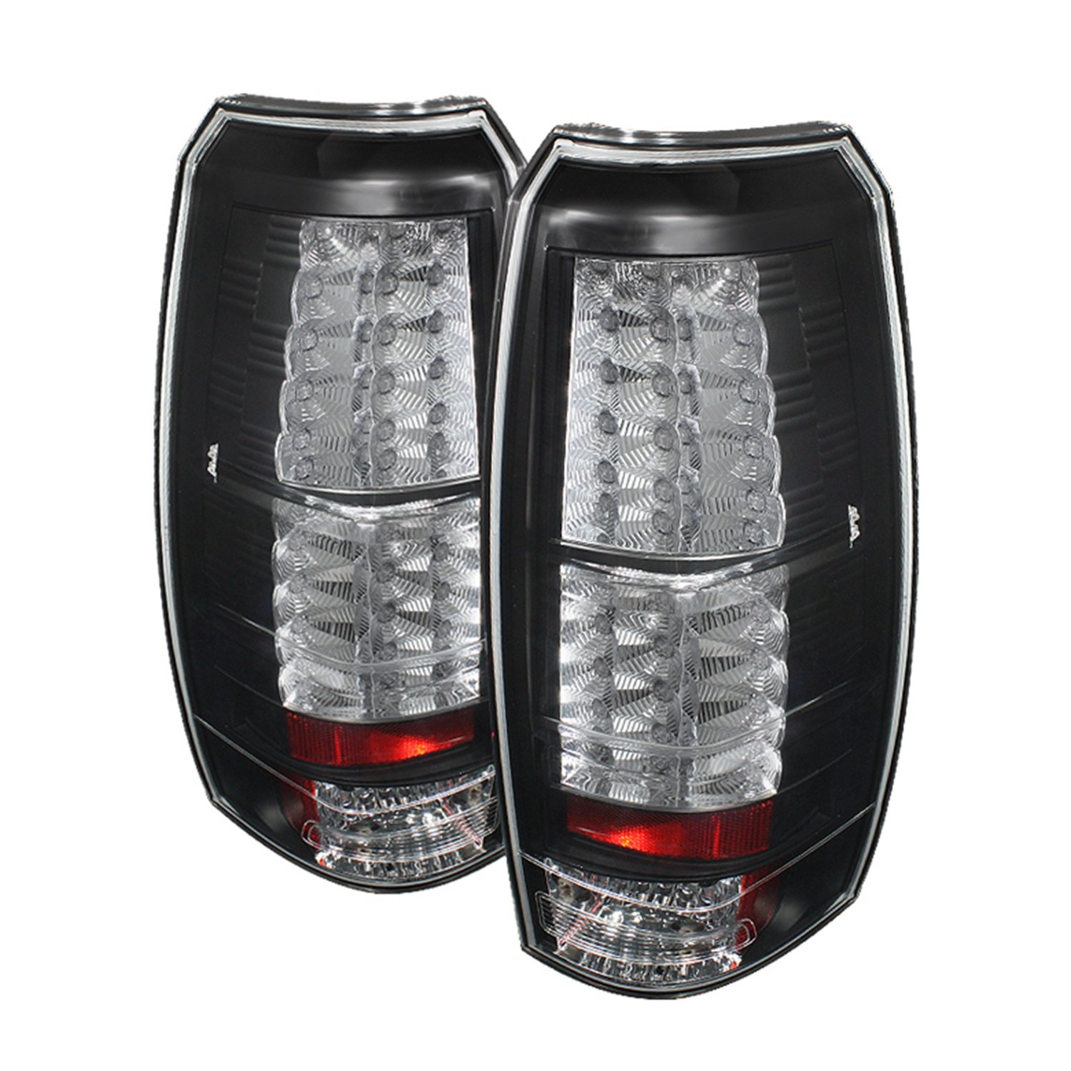 Spyder Auto 5032461 LED Tail Lights for 2007-2013 Chevy Avalanche - Black Smoke Lens - Enhanced Visibility & Style - Perfect for Night Driving & Custom Truck Upgrades