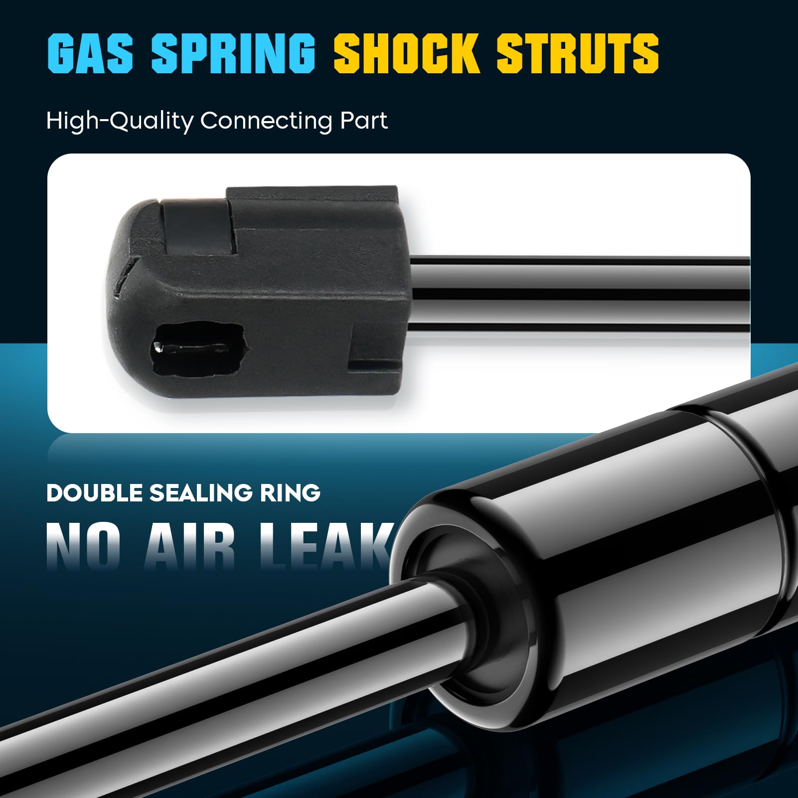 Rear Window Lift Supports Struts Shocks 4576 for Chevrolet Trailblazer 2002-2007 - Pack of 2 | Durable Replacement Parts for Smooth Rear Window Operation | Perfect for Off-Roading, Camping & Daily Commutes