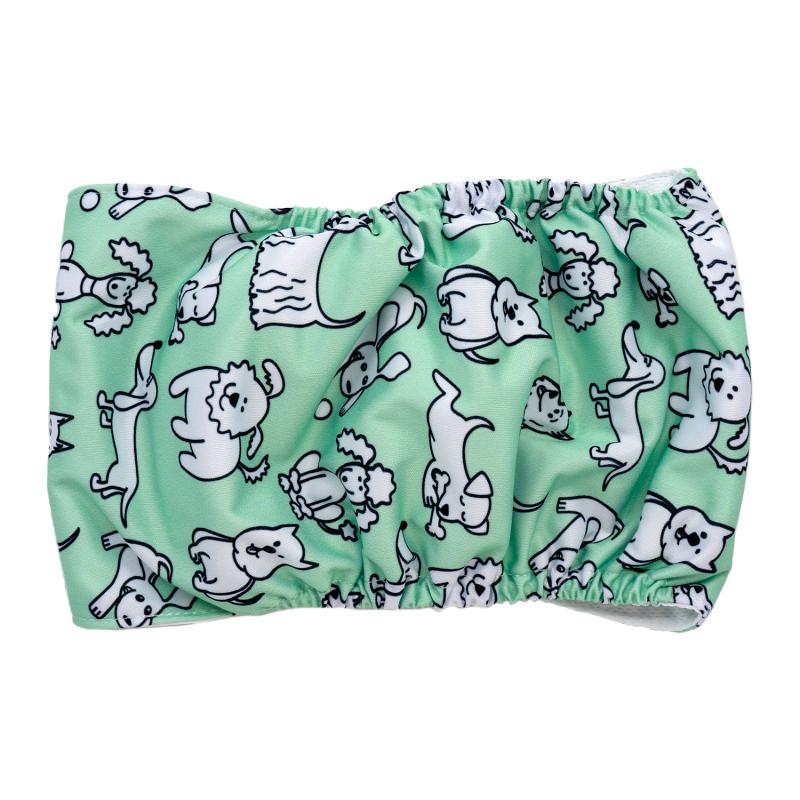 Washable & Adjustable Male Dog Diaper - High Absorbency Puppy Training Pads for Small to Medium Dogs - Perfect for Housebreaking, Incontinence & Travel Use