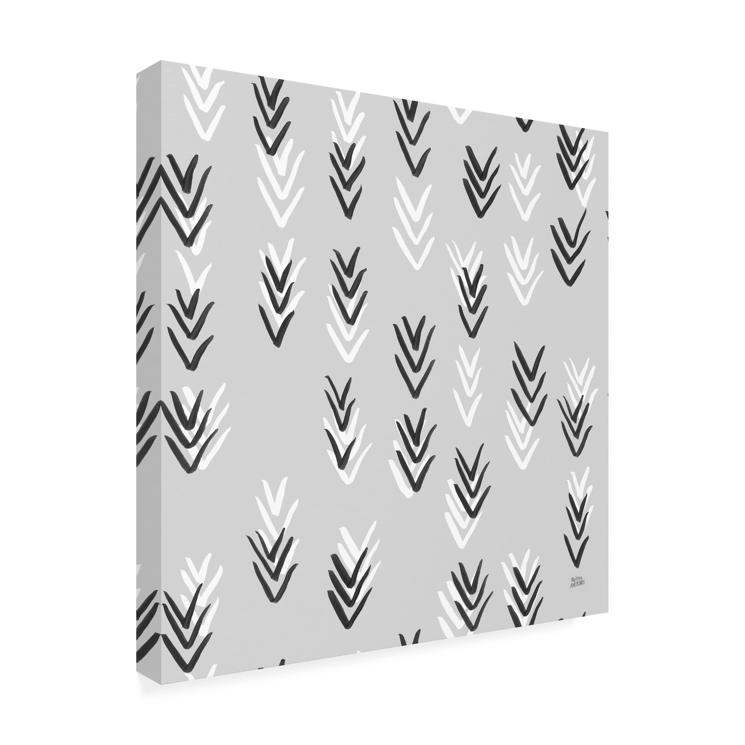 Scandy Baby Pattern VIIC Canvas Art by Melissa Averinos - Scandinavian Nursery Decor, Modern Baby Room Wall Art, Playroom & Kids Bedroom Decor