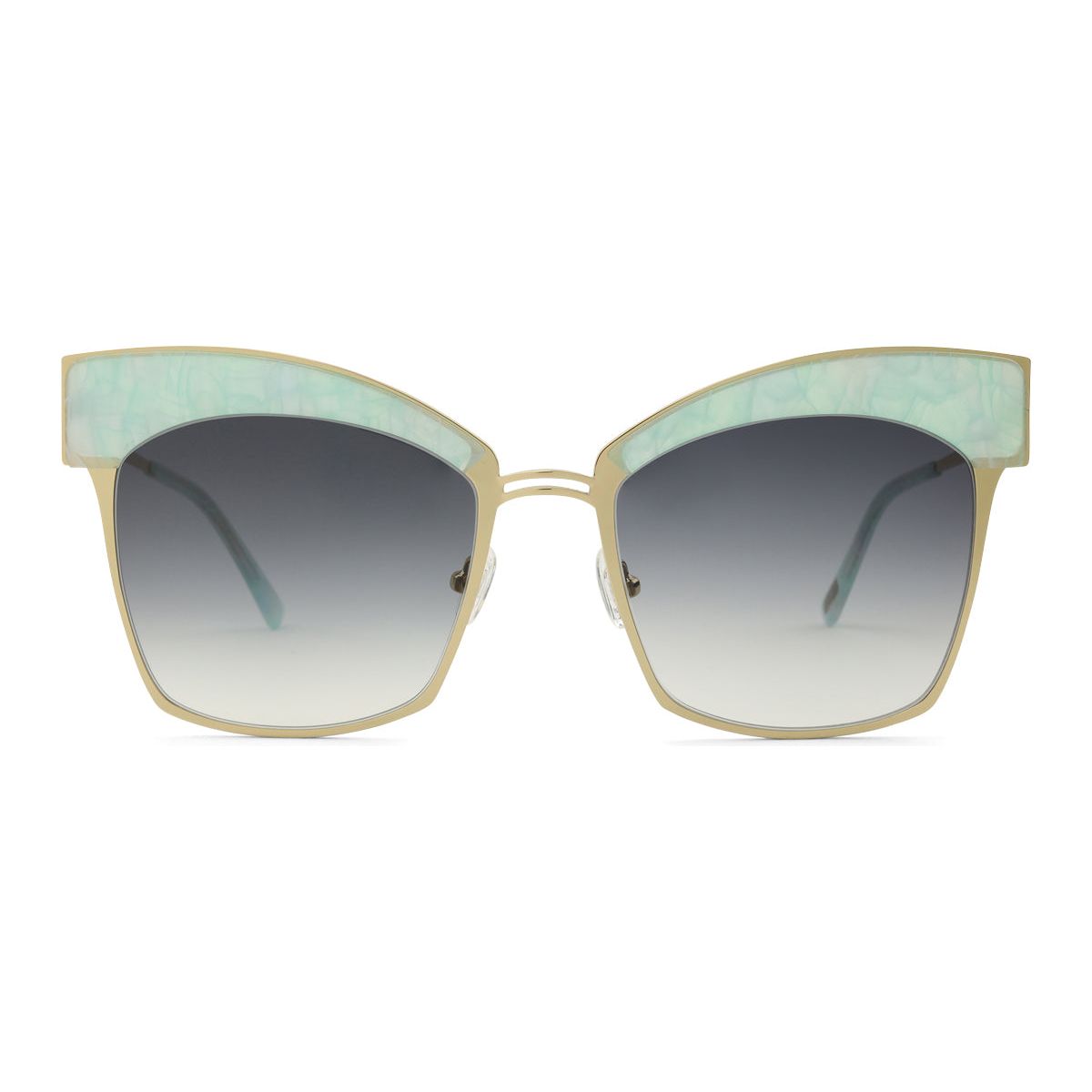 Oyster / Matte Gold - Gold Mirror Lens